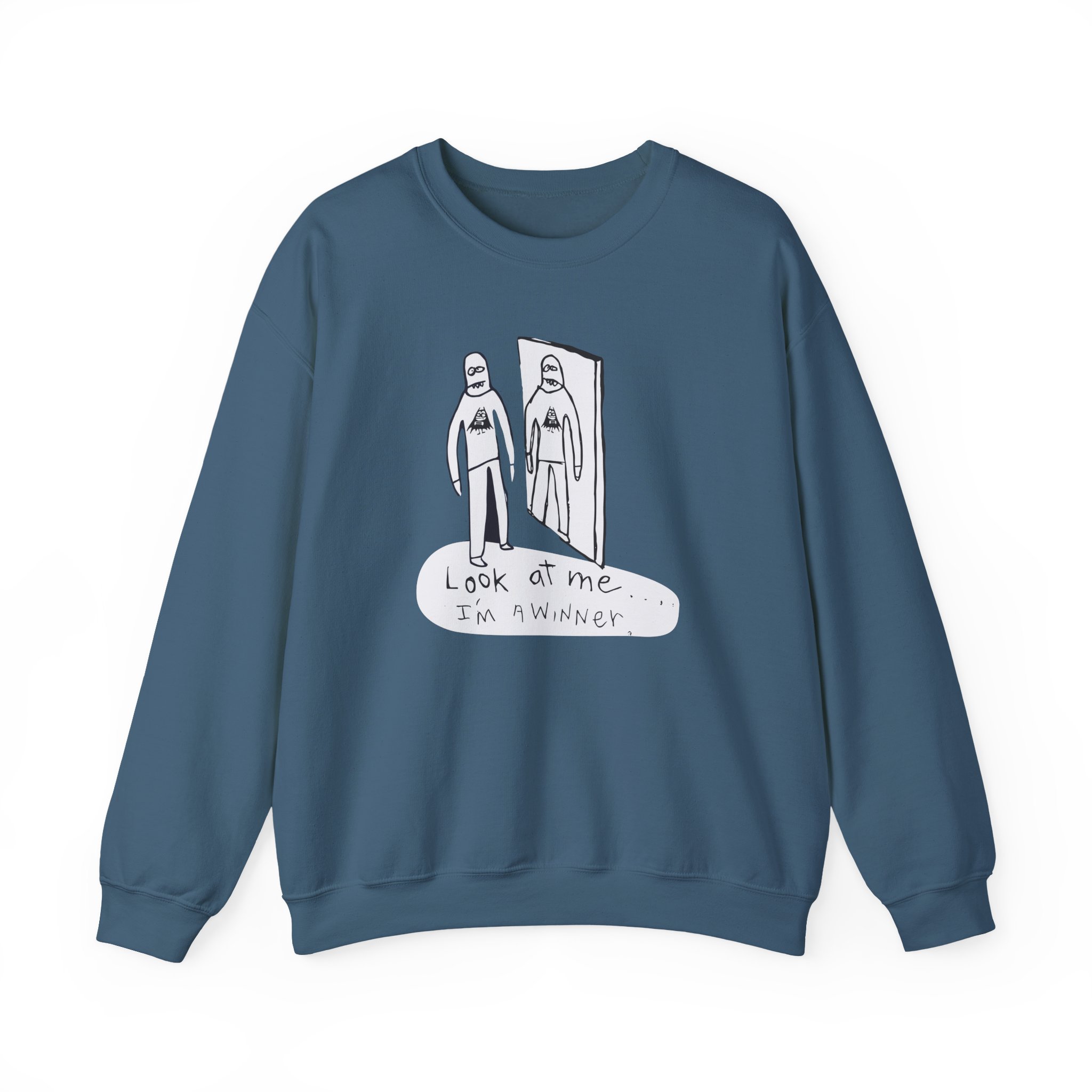 The Aquabats Look at Me. I'm a Winner! Unisex Heavy Blend™ Crewneck Sweatshirt - Image 11