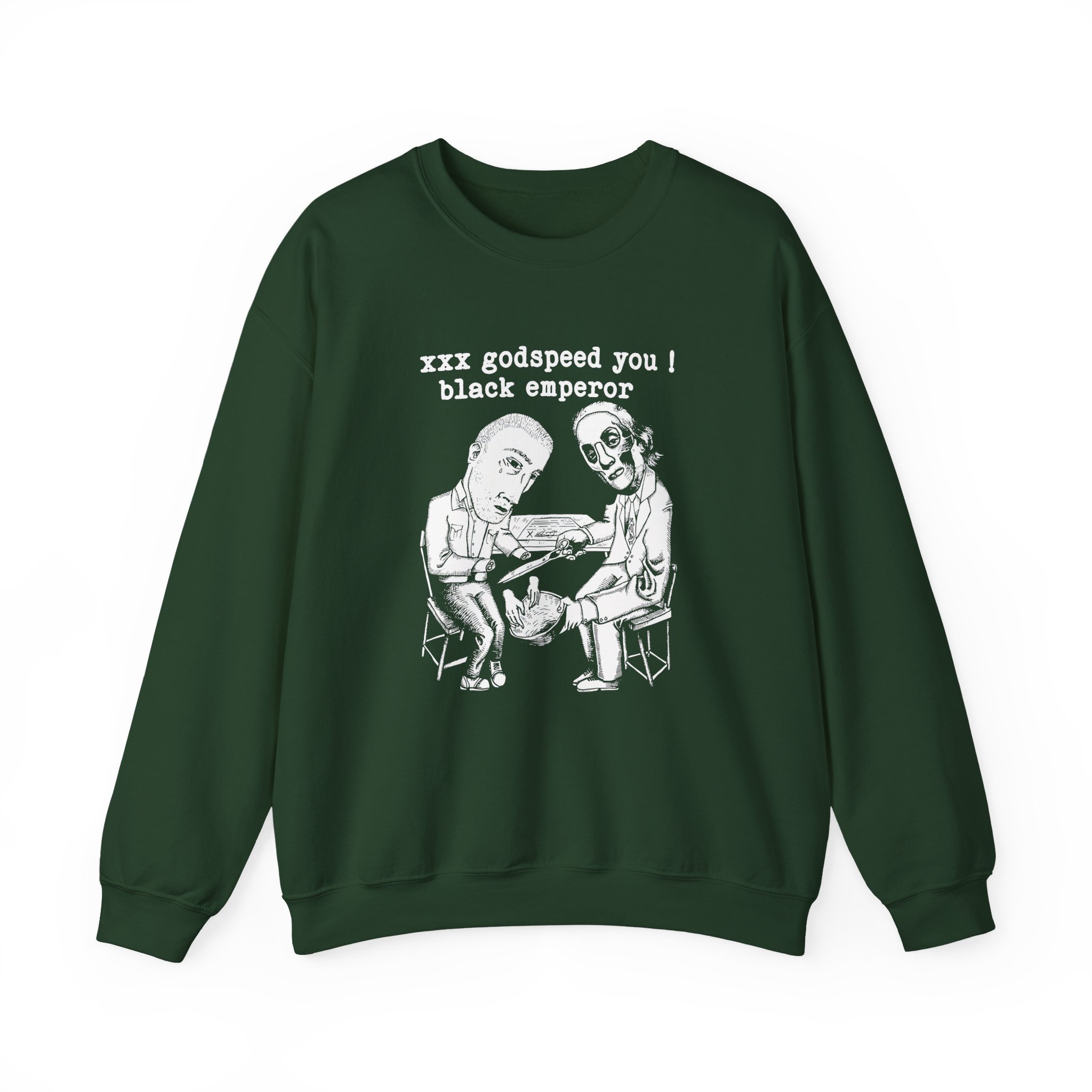 Godspeed You Black Emperor xxx godspeed you ! black emperor Unisex Heavy Blend™ Crewneck Sweatshirt - Image 11