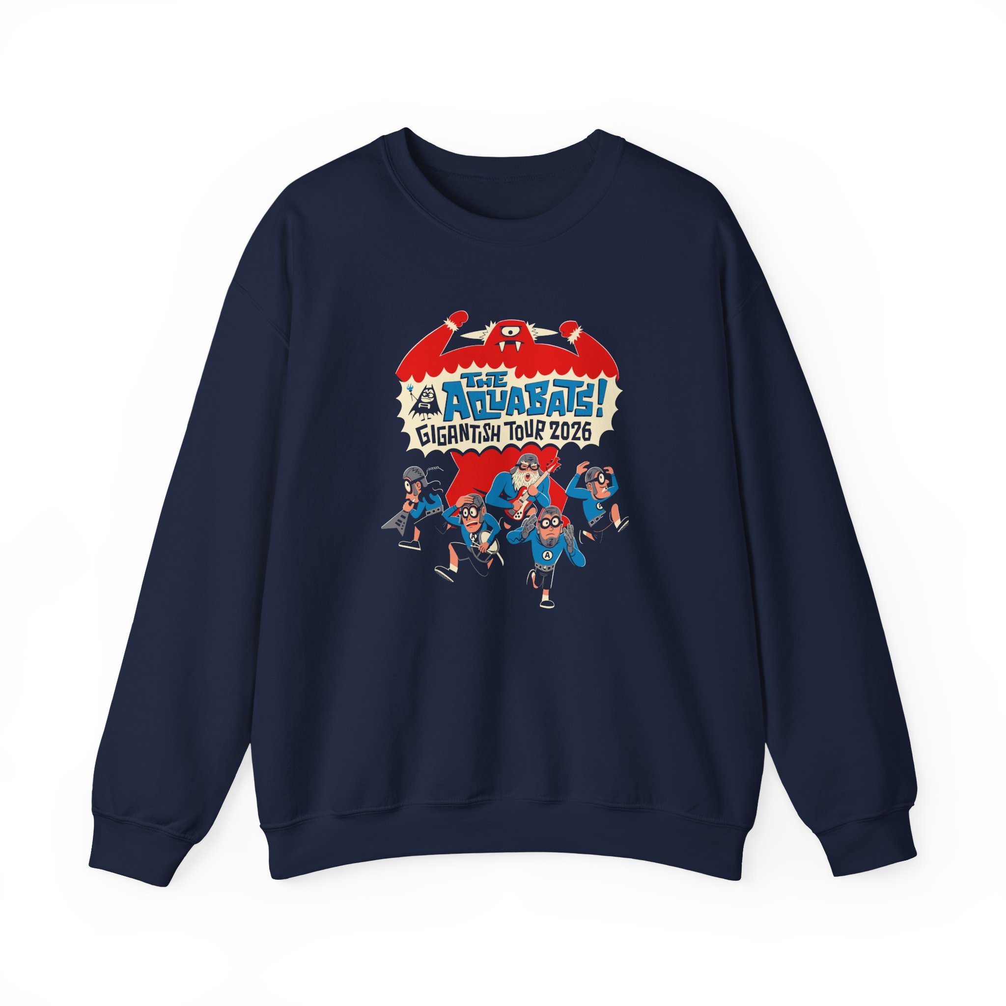 The Aquabats Gigantish Unisex Heavy Blend™ Crewneck Sweatshirt - Image 9