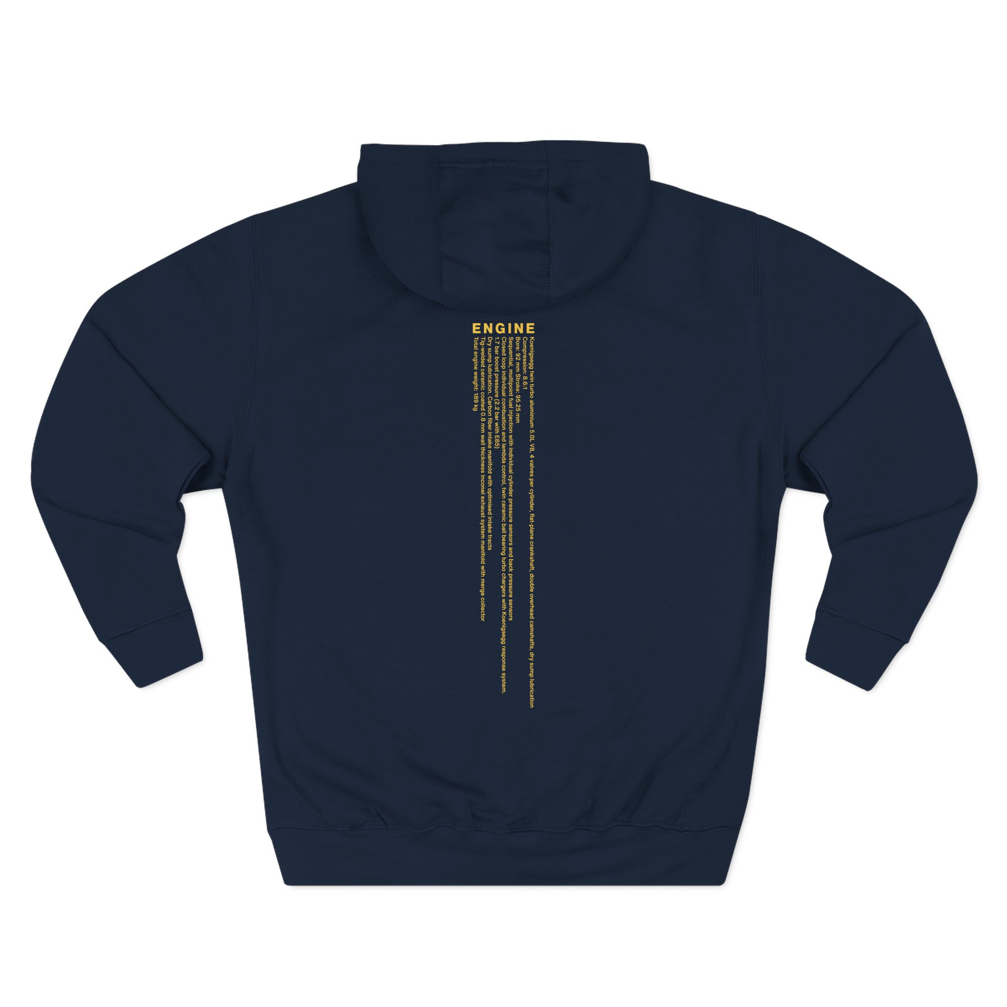 Koenigsegg Triplex Three-Panel Fleece Hoodie - Image 6