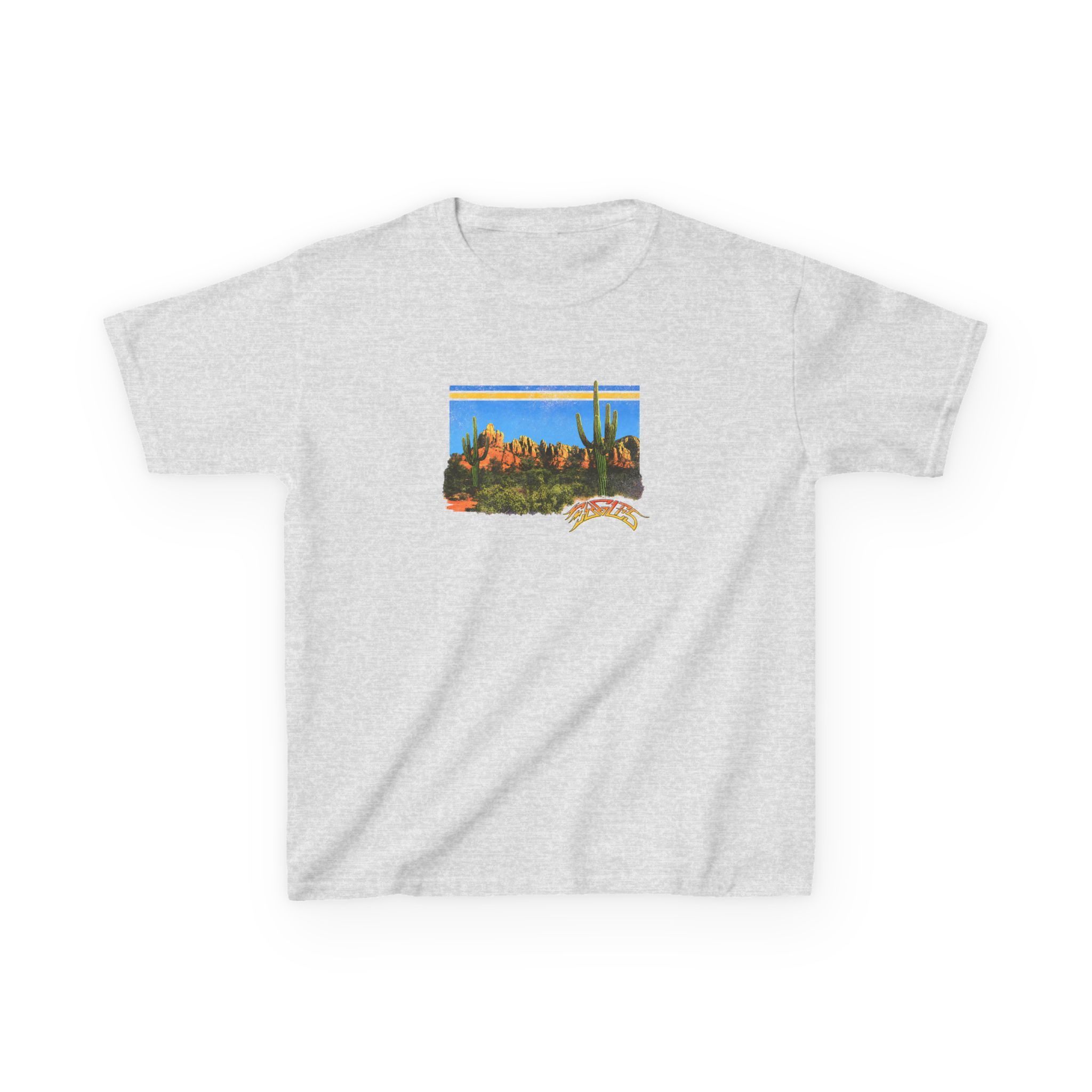 Kids The Eagles Peaceful Easy Feeling Desert Heavy Cotton™ Tee - Image 3