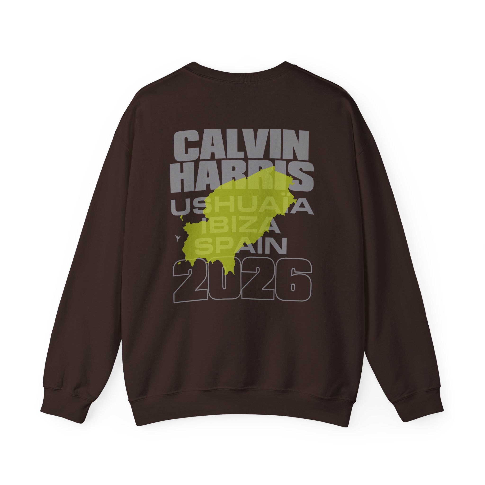 Calvin Harris Ibiza Text Unisex Heavy Blend™ Crewneck Sweatshirt - Image 4