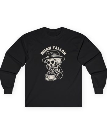 Brian Fallon Smoking Skeleton Unisex Ultra Cotton Long Sleeve Tee