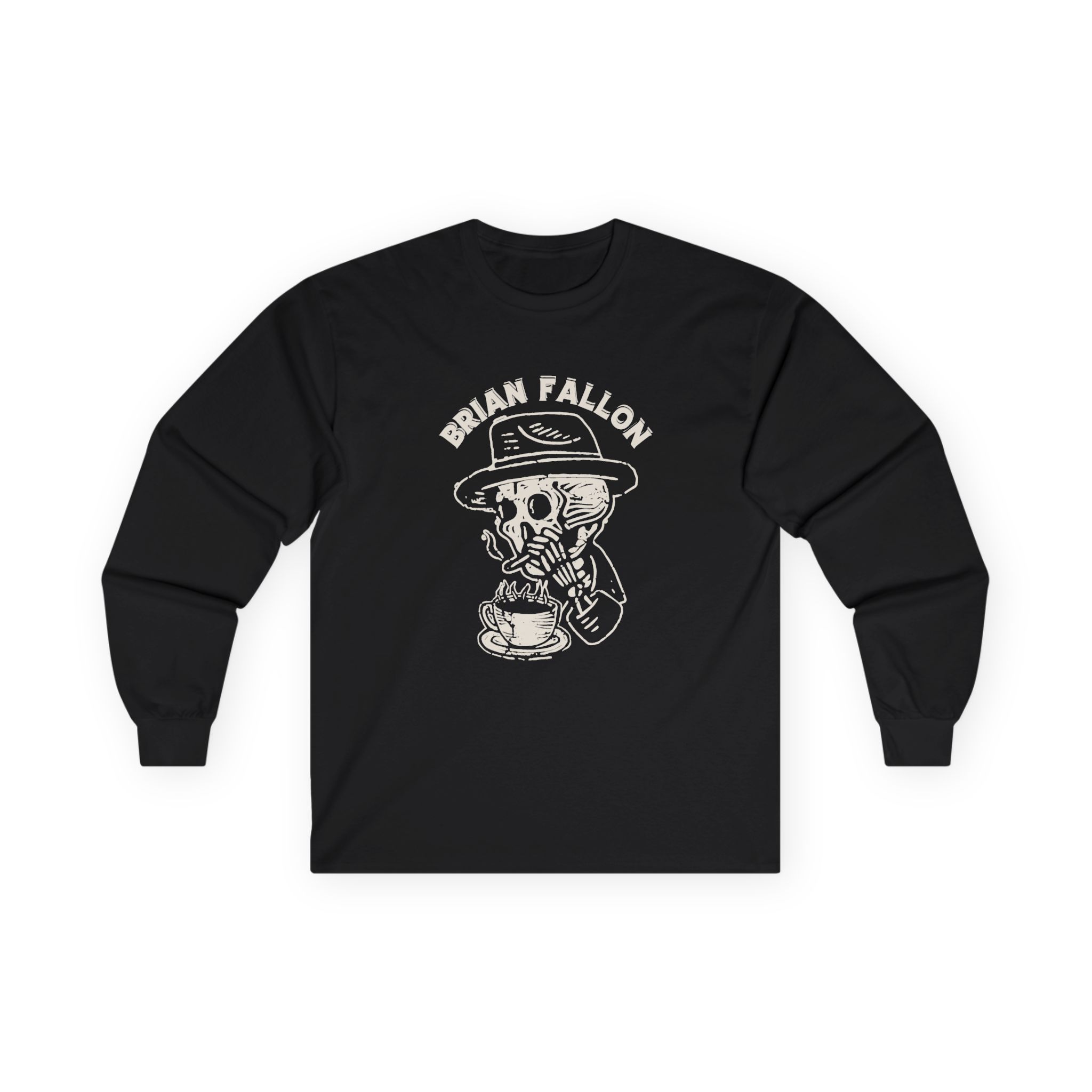 Brian Fallon Smoking Skeleton Unisex Ultra Cotton Long Sleeve Tee
