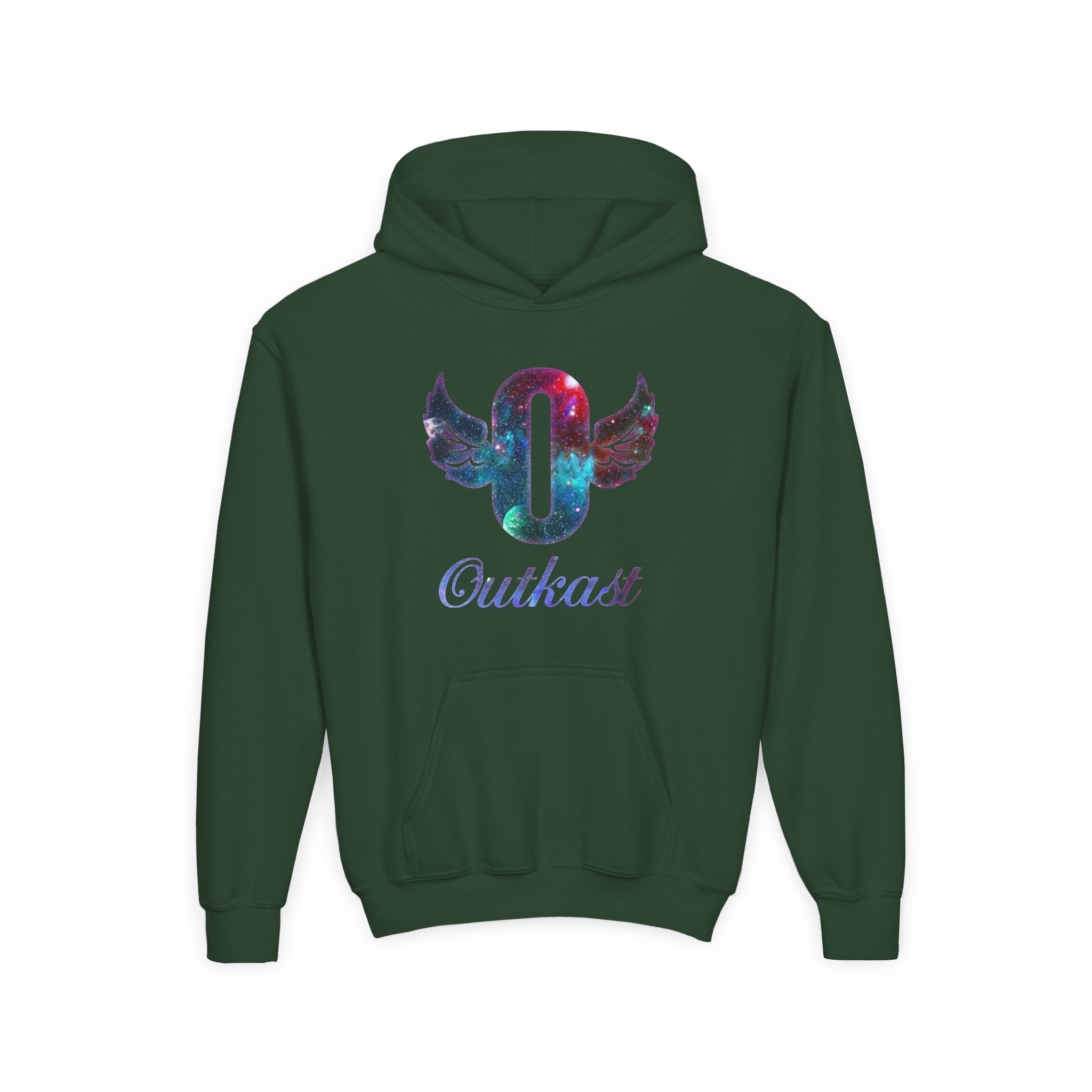 Youth Outkast O Galaxy Heavy Blend Hooded Sweatshirt - Image 3