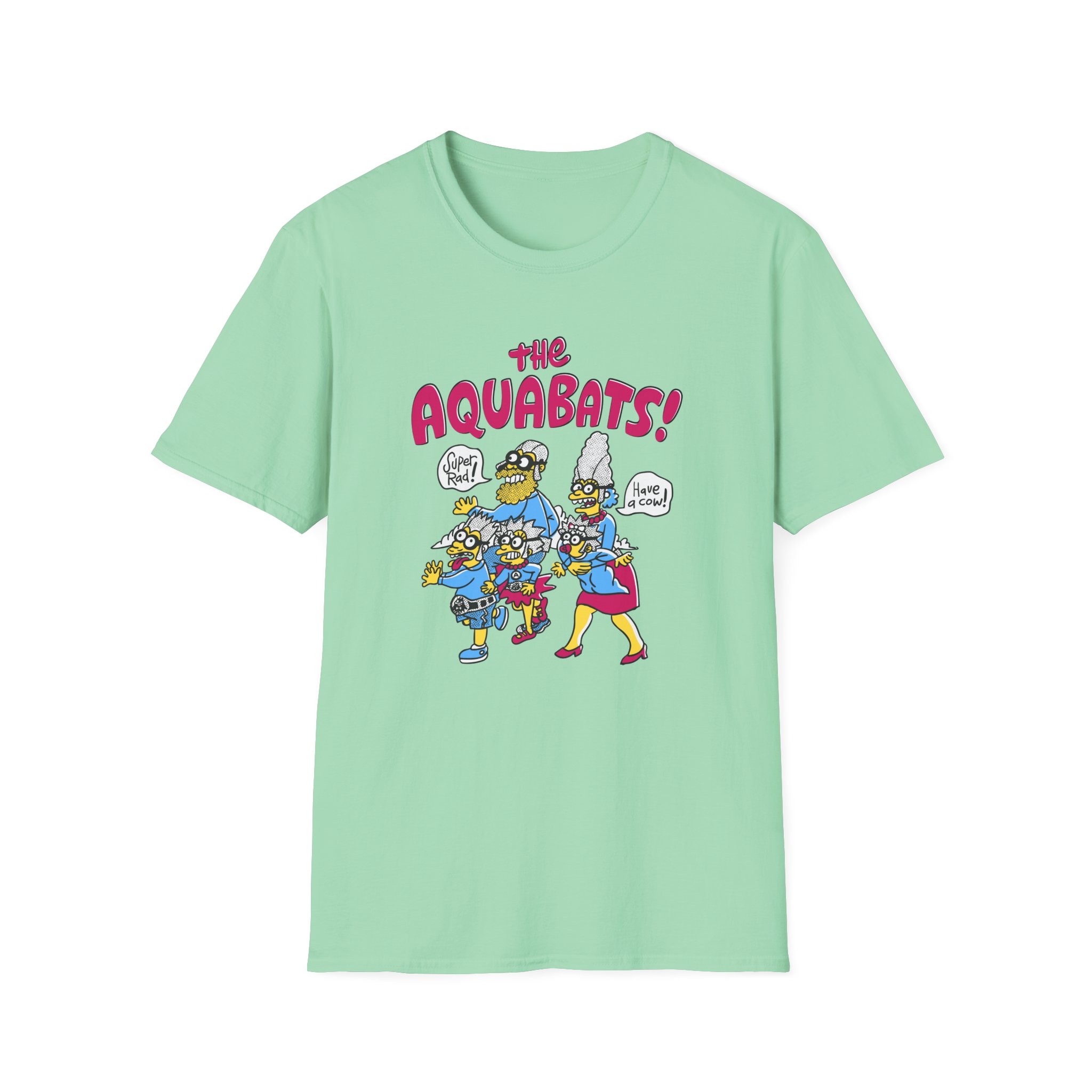 The Aquabats! Happy Family Unisex Softstyle T-Shirt - Image 13