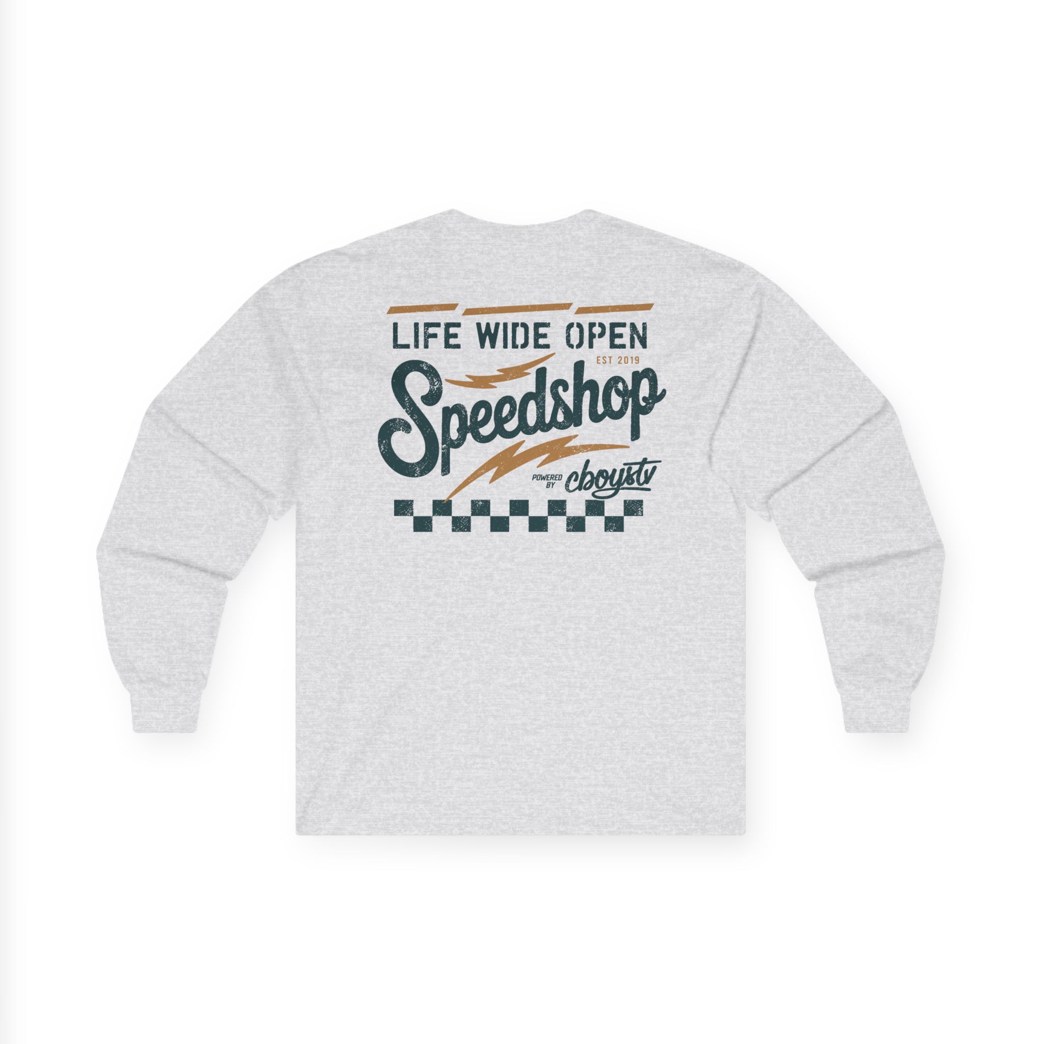 Cboystv Speed Shop Unisex Ultra Cotton Long Sleeve Tee - Image 4