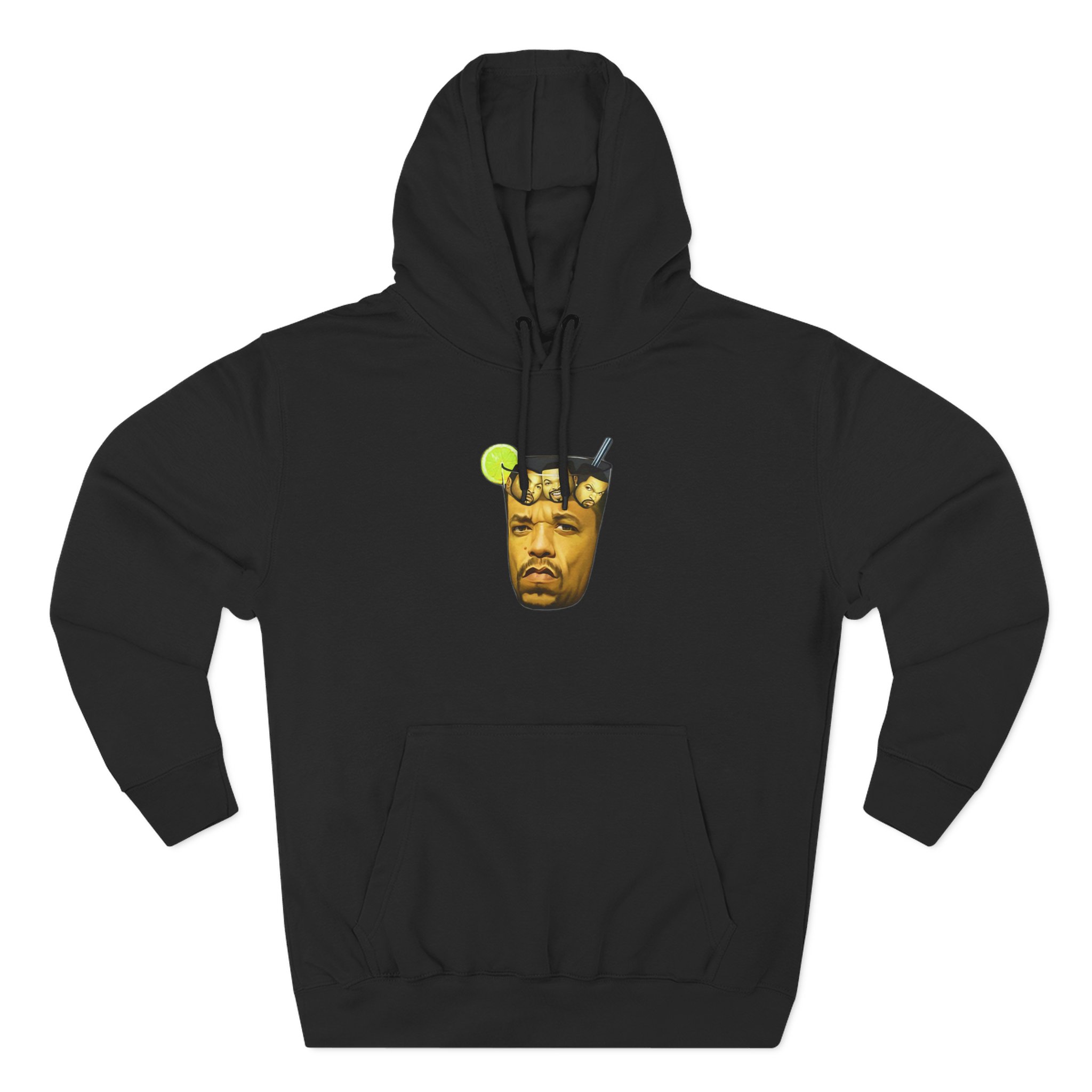 Ice Cube In Iced Tea Three-Panel Fleece Hoodie