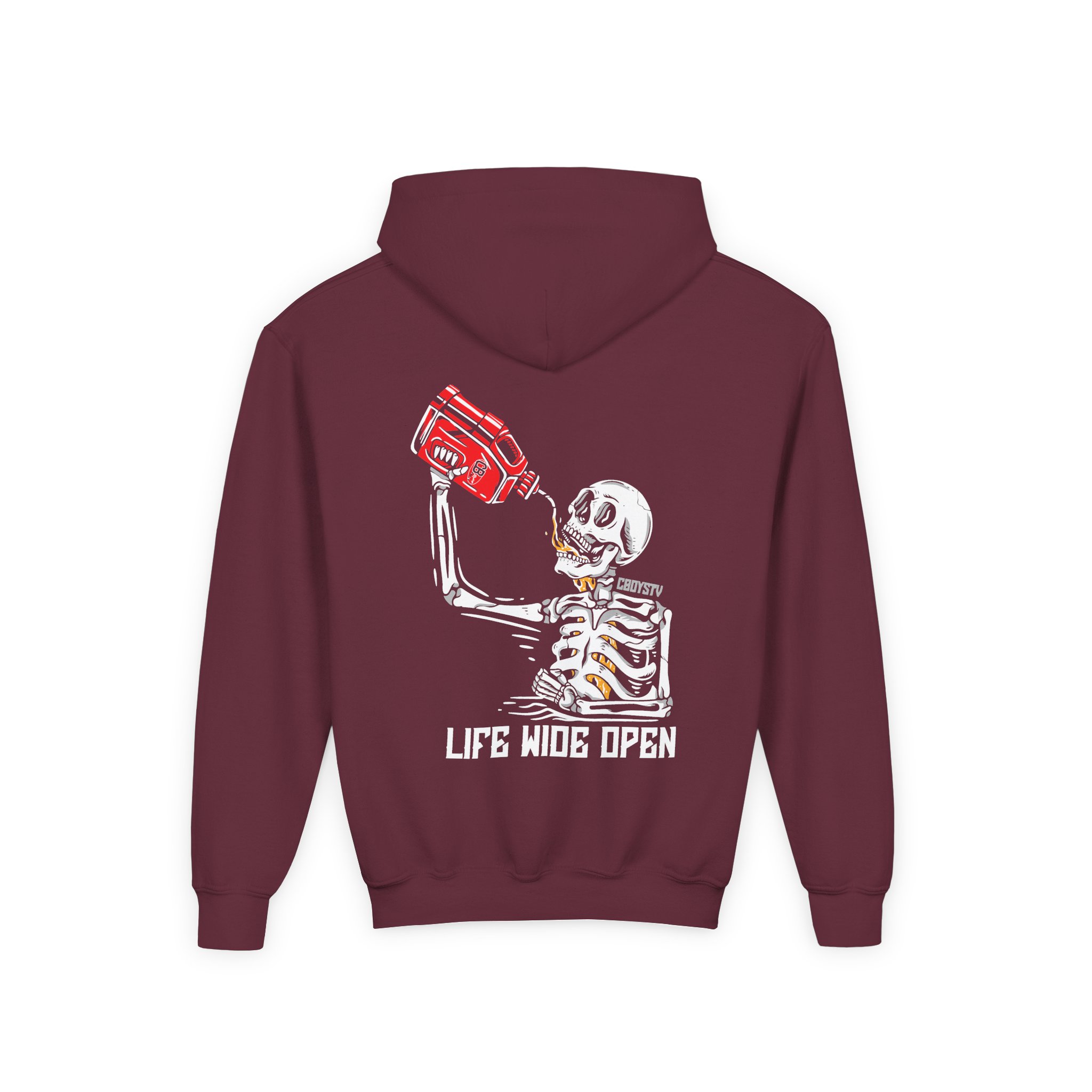 Cboystv Soul Fuel Youth Heavy Blend Hooded Sweatshirt - Image 4