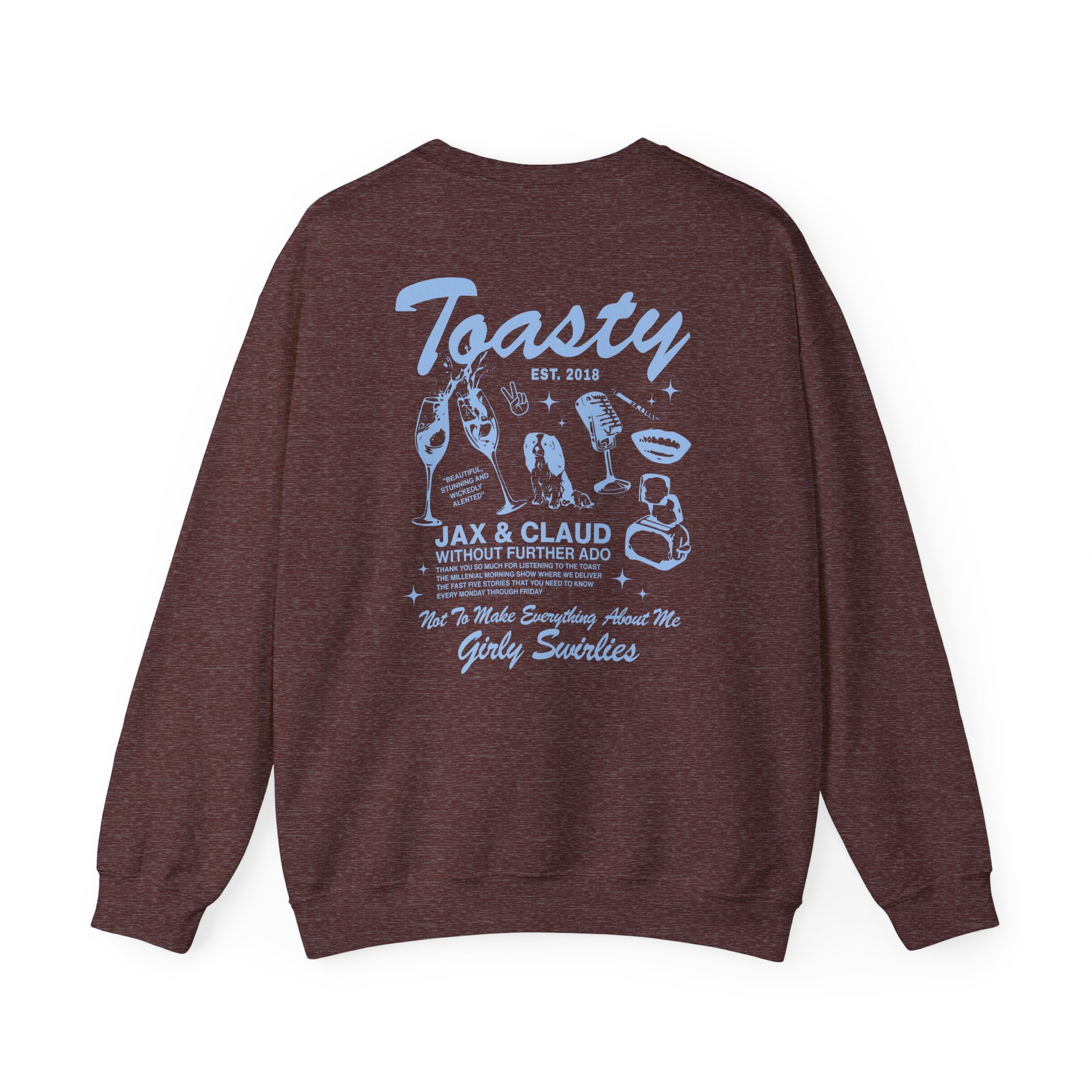 The Toast Toasty Boyfriend Unisex Heavy Blend™ Crewneck Sweatshirt - Image 8
