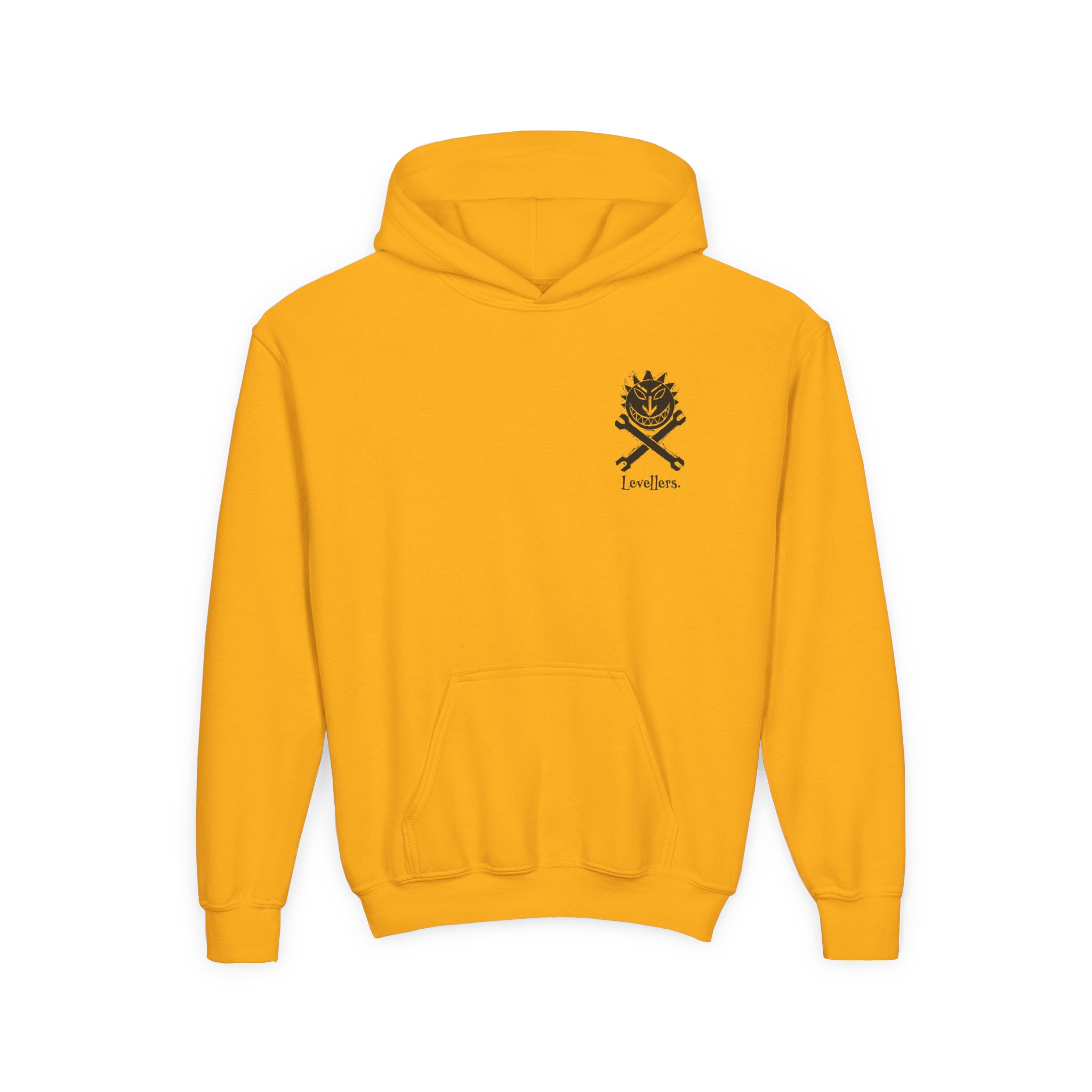 Levellers Sun & Spanners Youth Heavy Blend Hooded Sweatshirt - Image 5