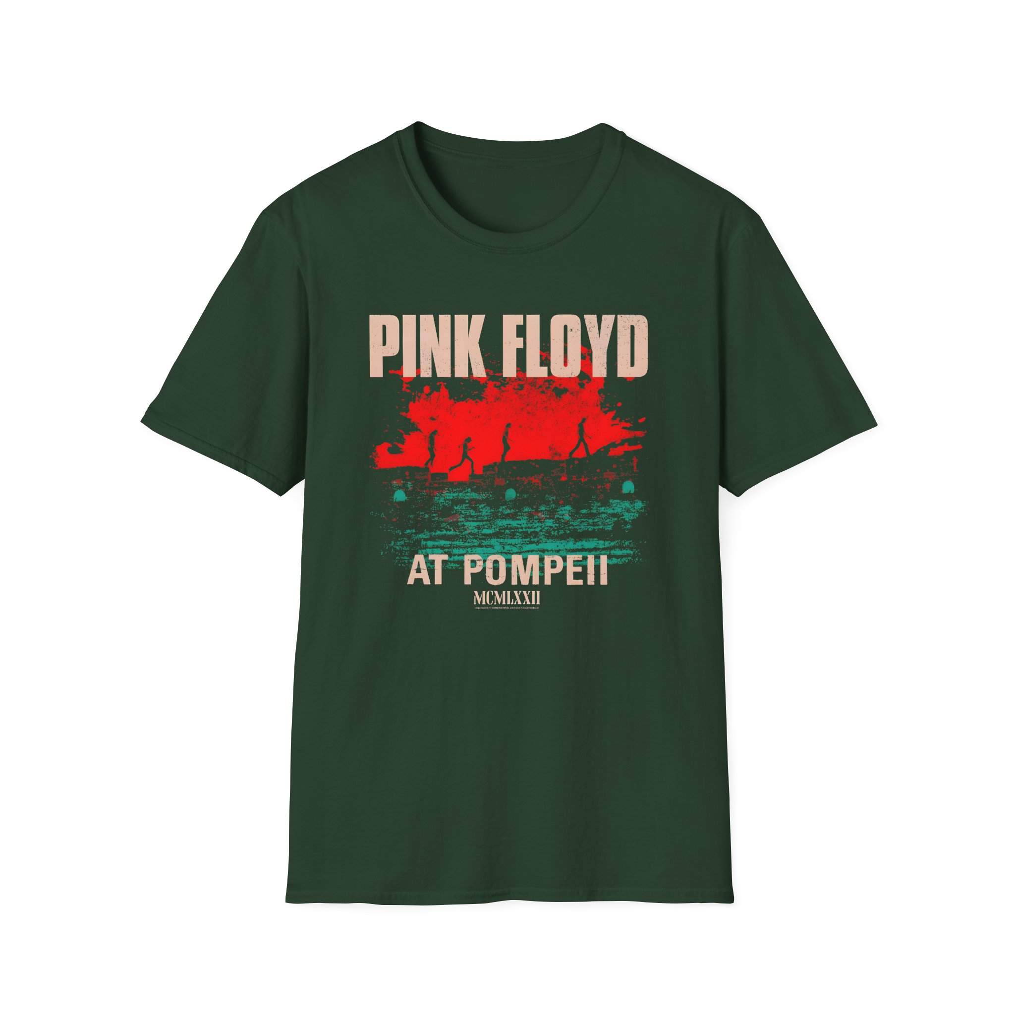 Pink Floyd At Pompeii Unisex Softstyle T-shirt - Image 5
