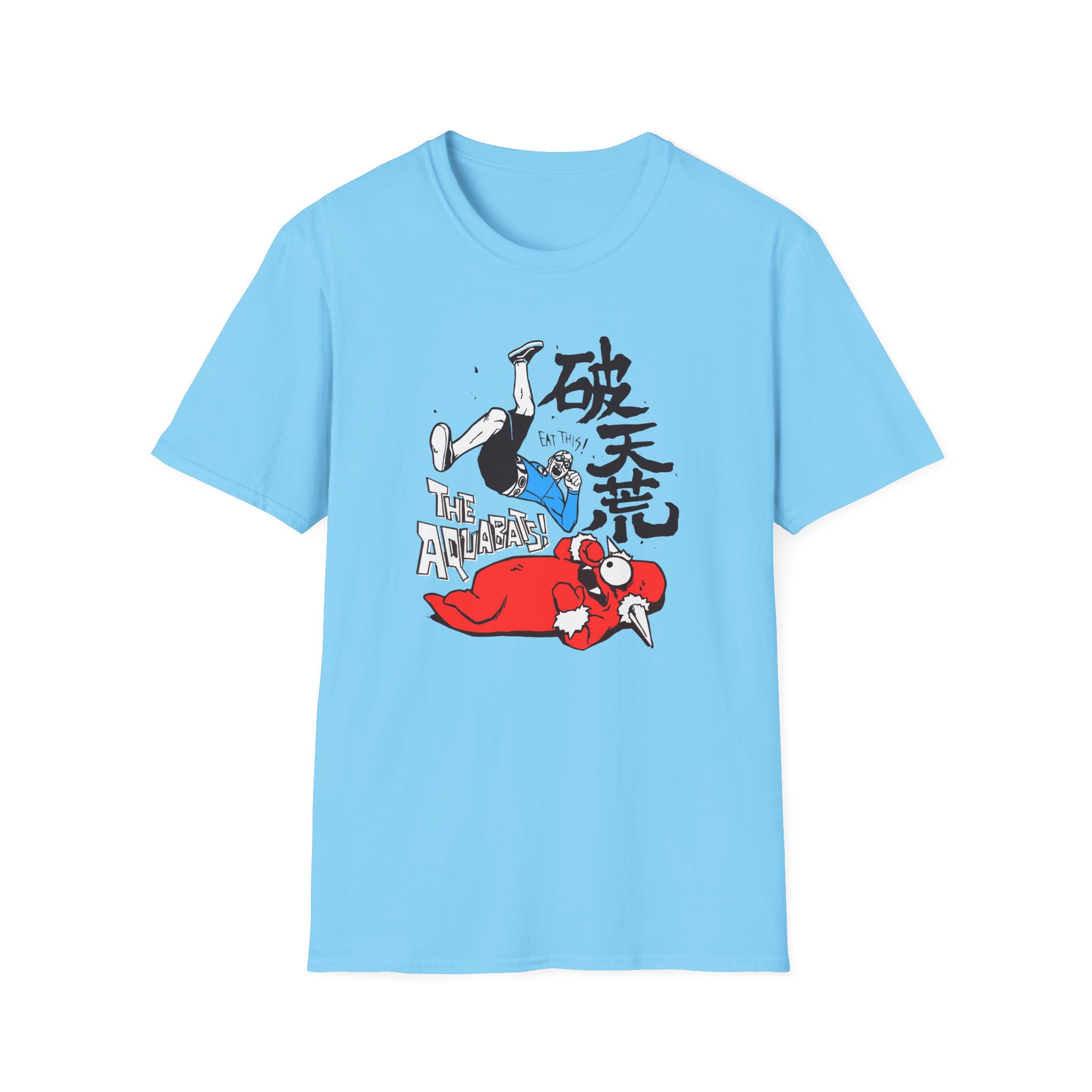The Aquabats Elbow Drop! Archive Unisex Softstyle T-Shirt - Image 21