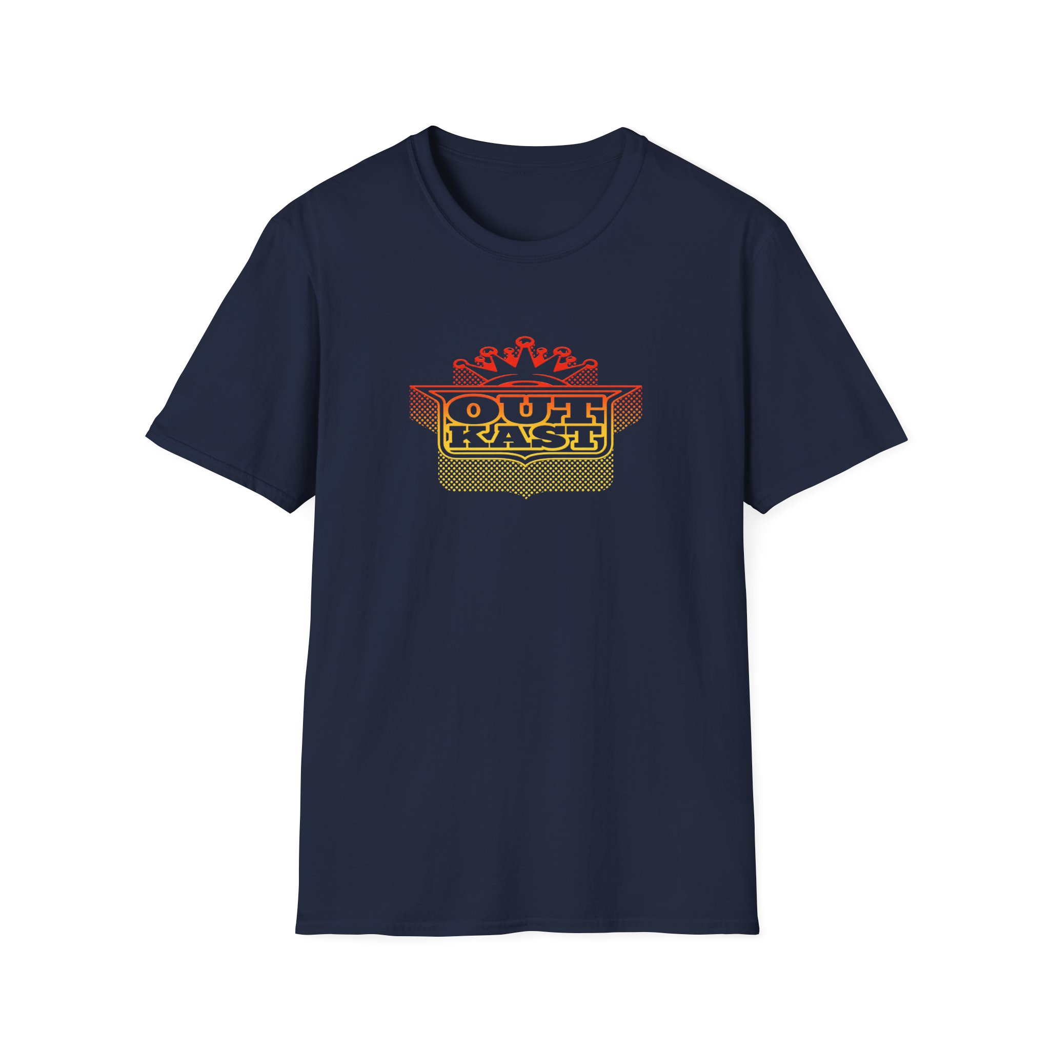 Outkast Gold Dot Logo Unisex Softstyle T-Shirt - Image 9