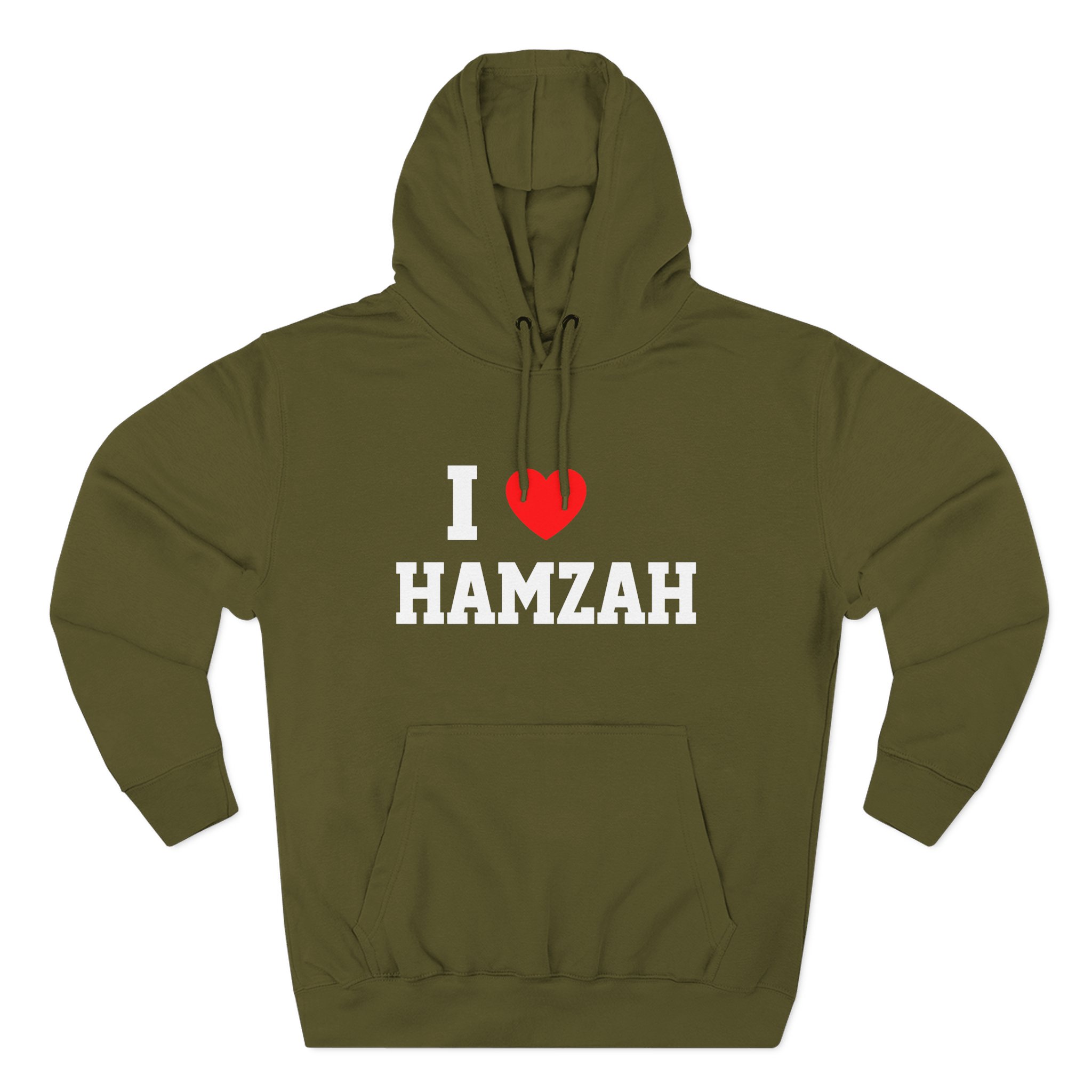 Hamza Love Three-panel Fleece Hoodie - Image 5