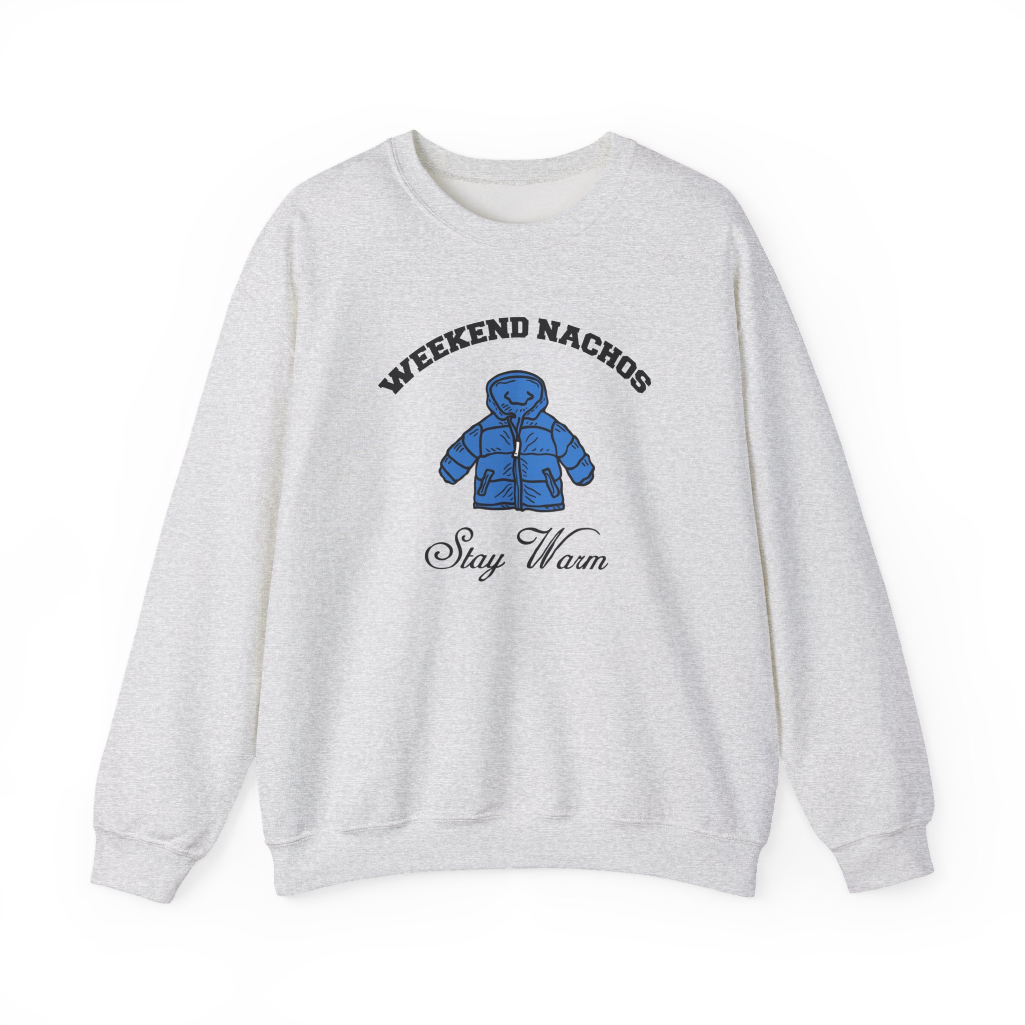 Weekend Nachos Unisex Heavy Blend™ Crewneck Sweatshirt - Image 3
