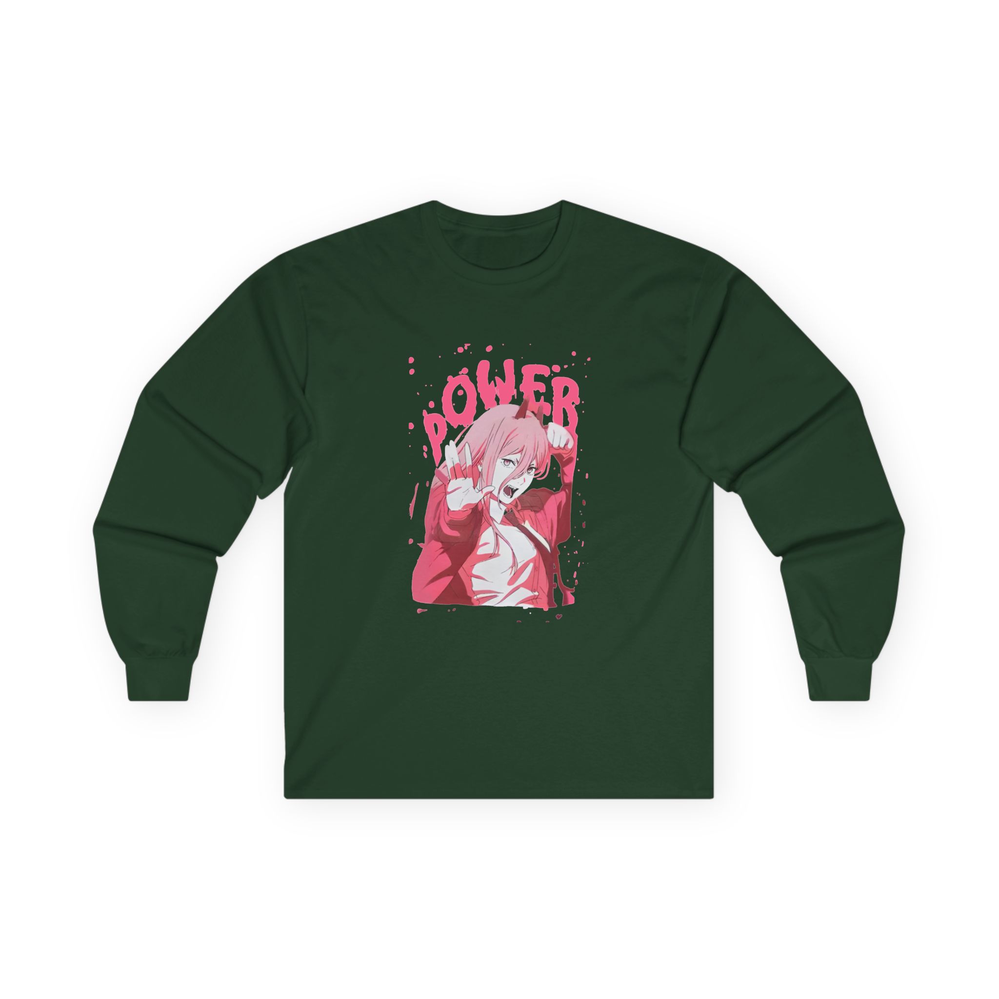 Chainsaw Man Power Splatter Unisex Ultra Cotton Long Sleeve Tee - Image 5