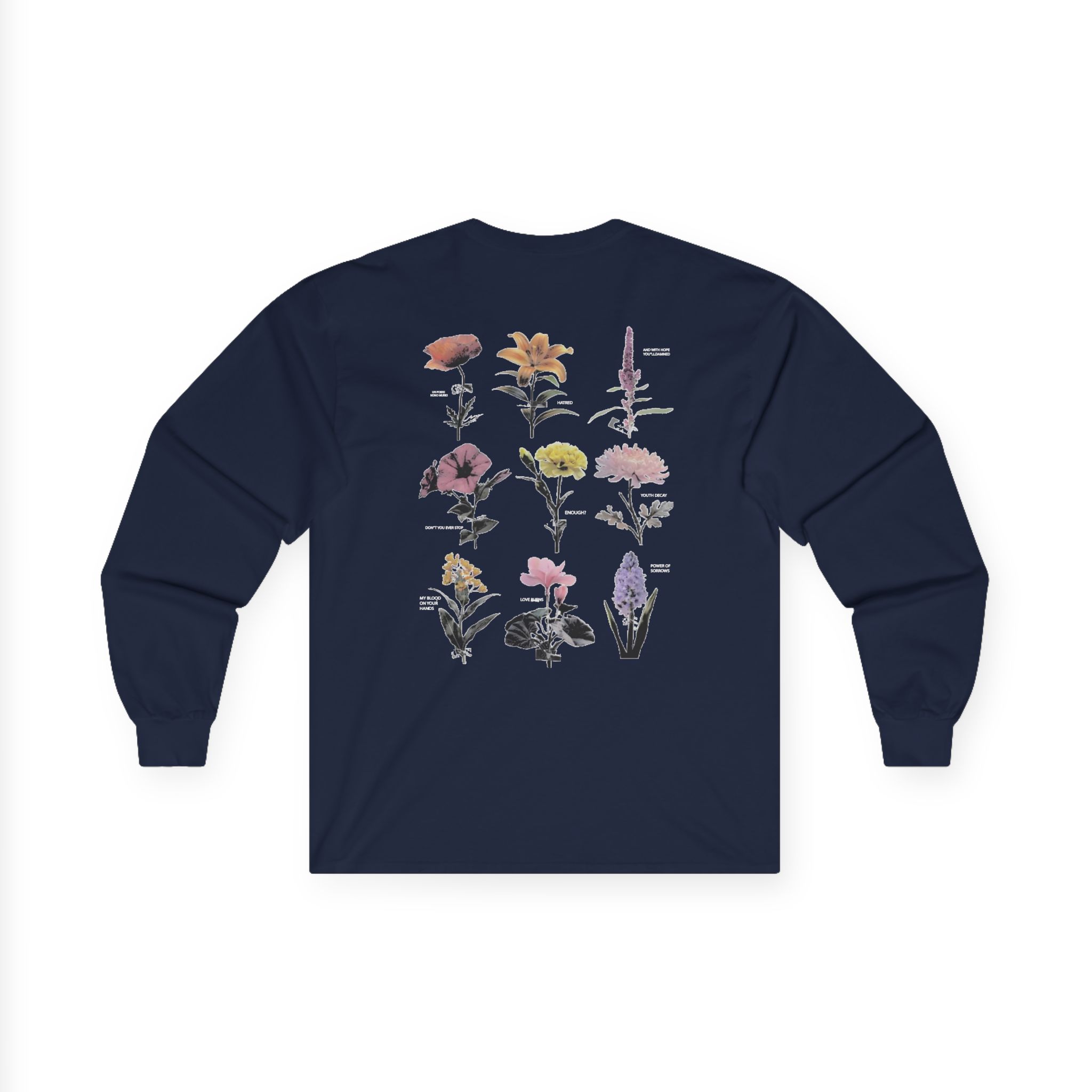 Paleface Swiss Hidden Flowers Unisex Ultra Cotton Long Sleeve Tee - Image 12