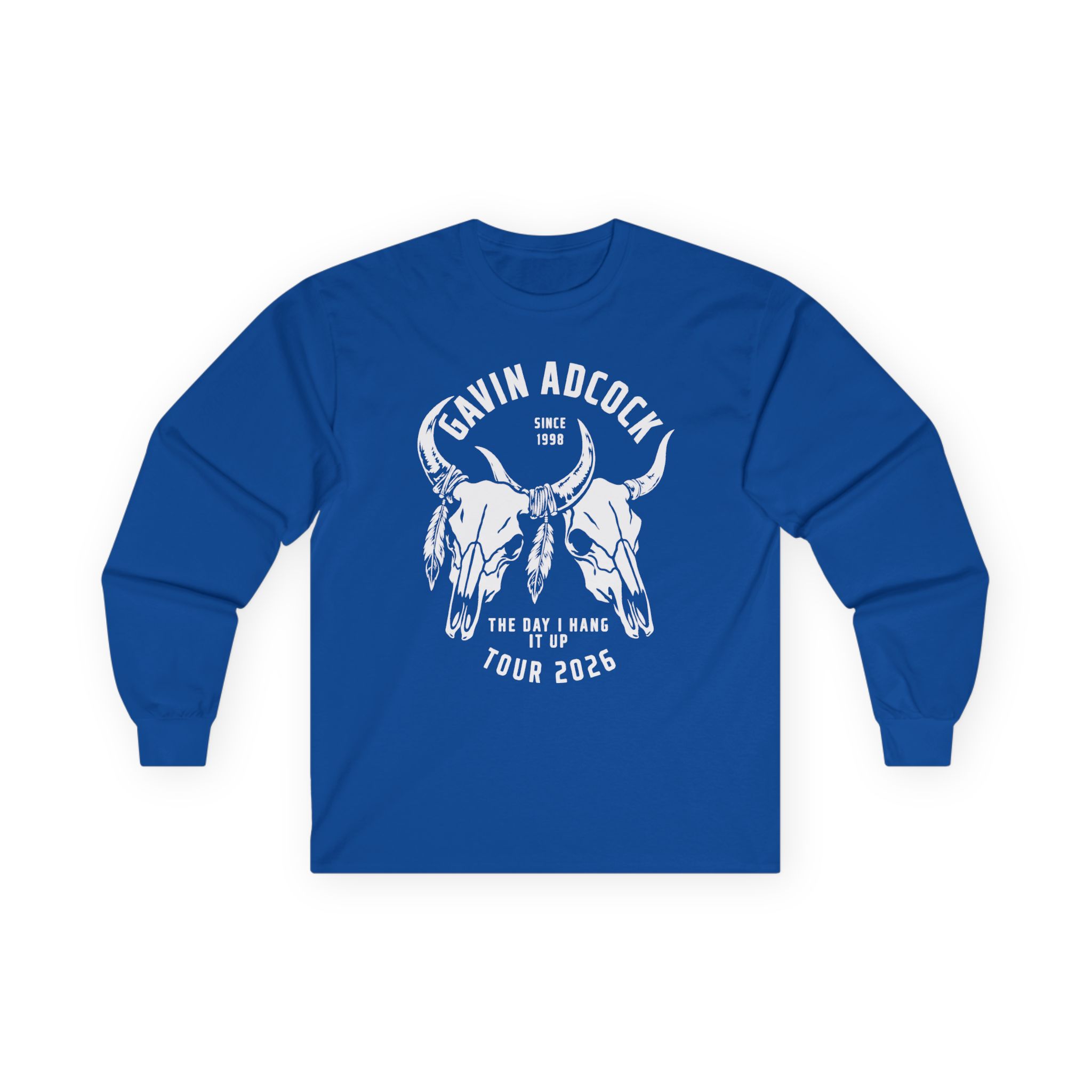 Gavin Adcock Steerhead Unisex Ultra Cotton Long Sleeve Tee - Image 13