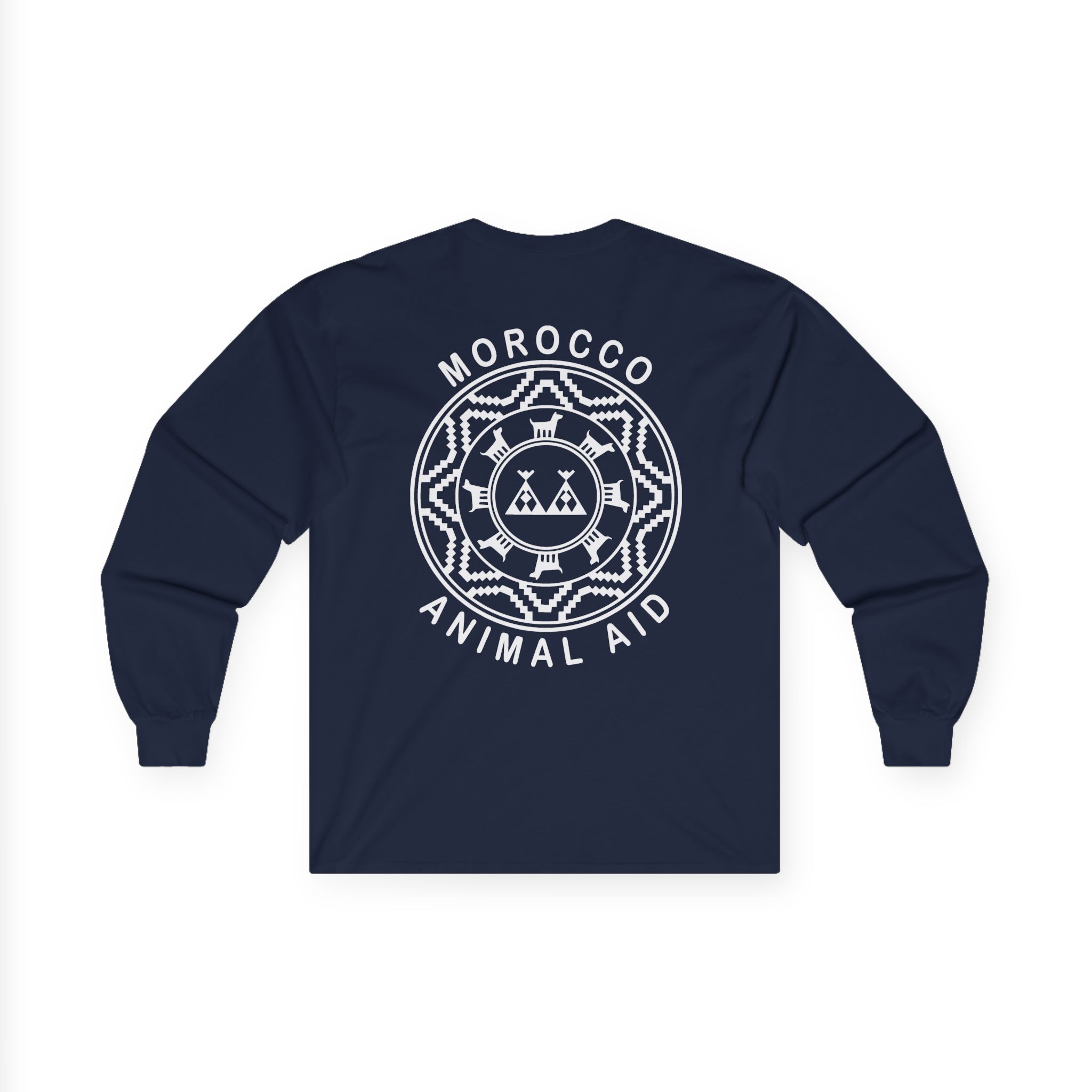 Kinging It Morocco Animal Aid Unisex Ultra Cotton Long Sleeve Tee - Image 12