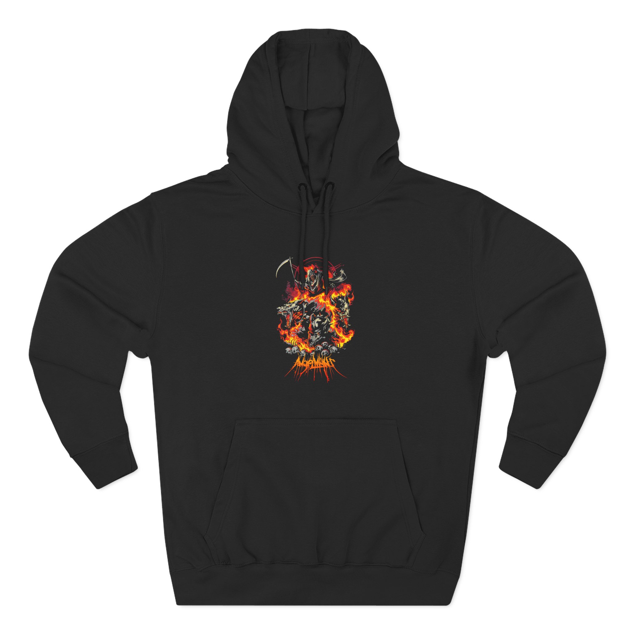 Angelmaker Hellhound Three-Panel Fleece Hoodie