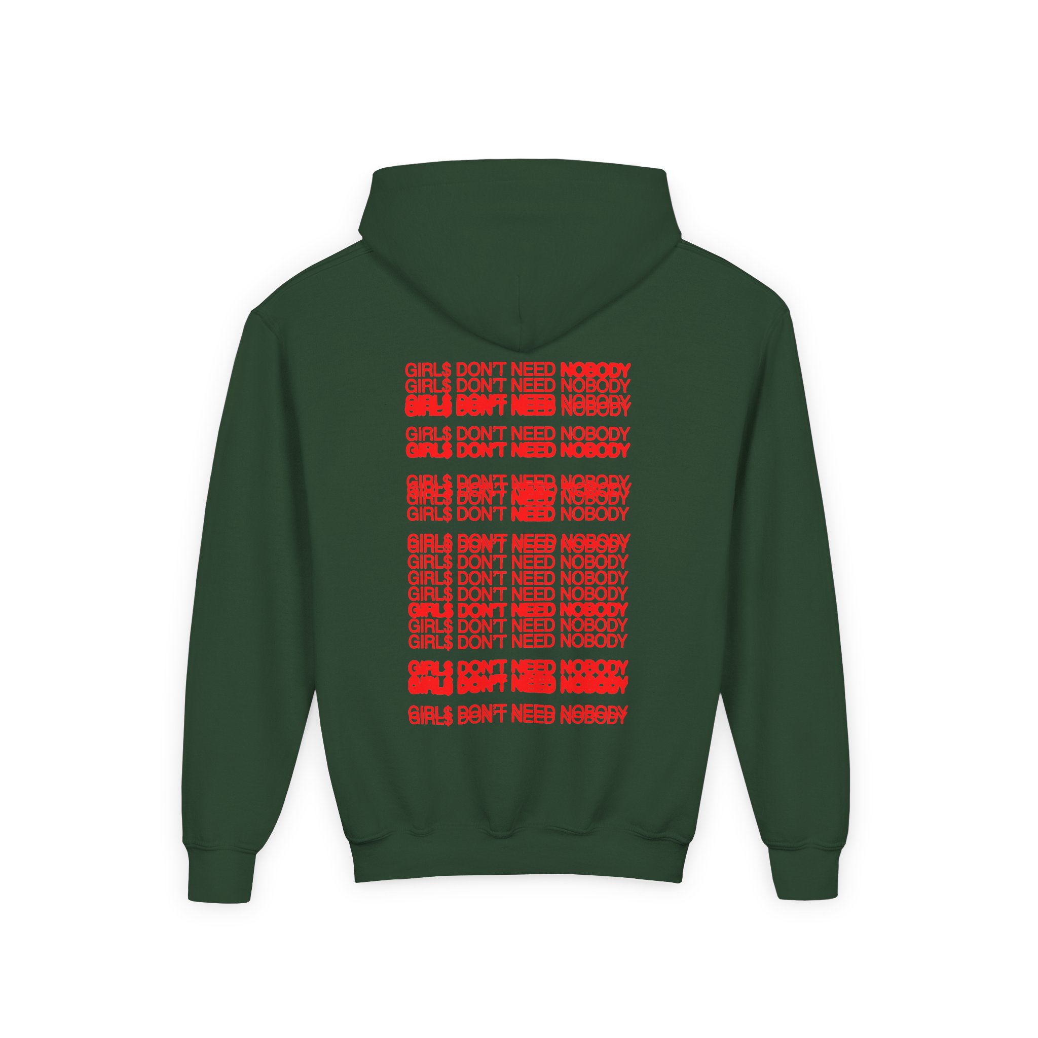 Dom Dolla Don't Need Nobody Repeat Youth Heavy Blend Hooded Sweatshirt - Image 8