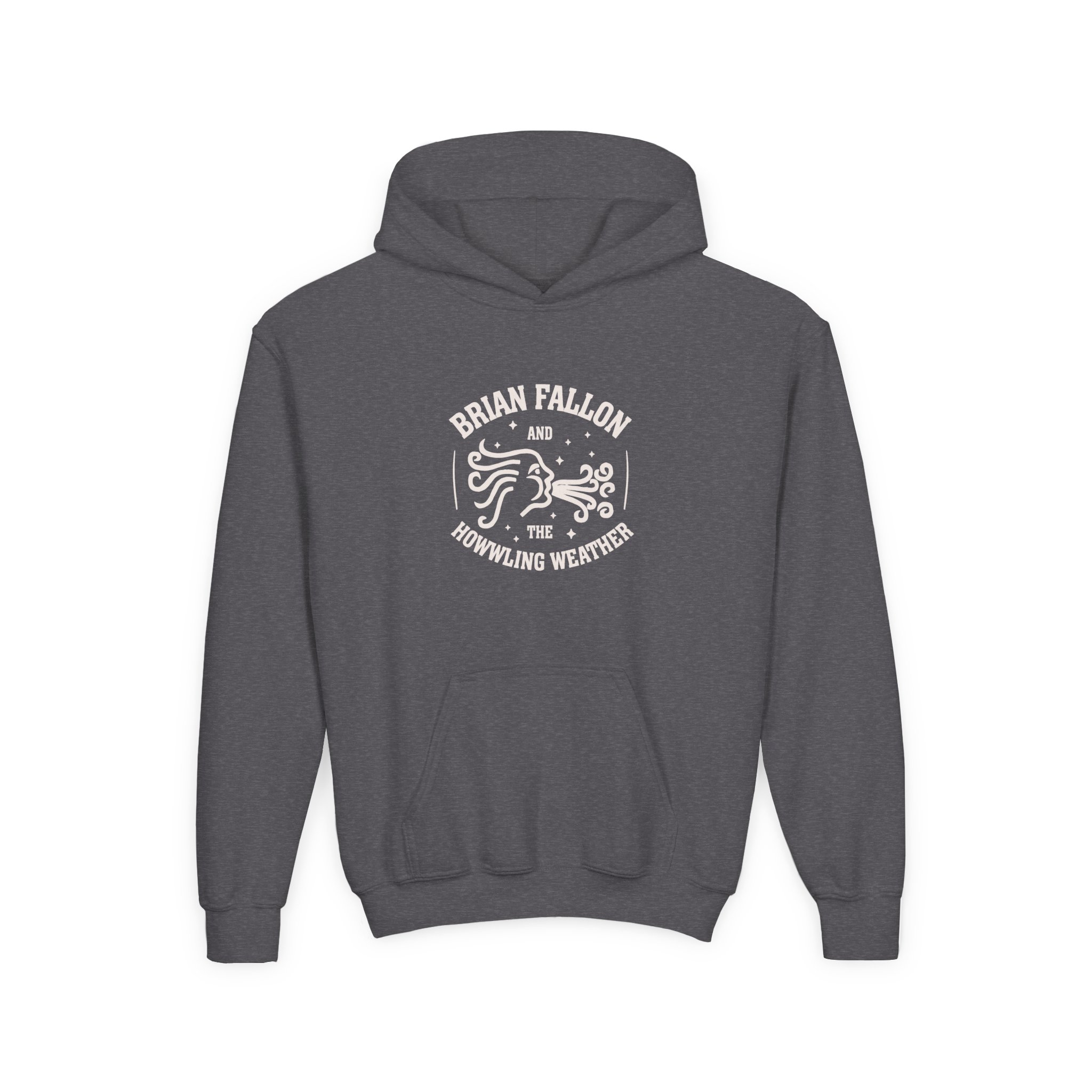 Brian Fallon Howling Weather Youth Heavy Blend Hooded Sweatshirt - Image 7
