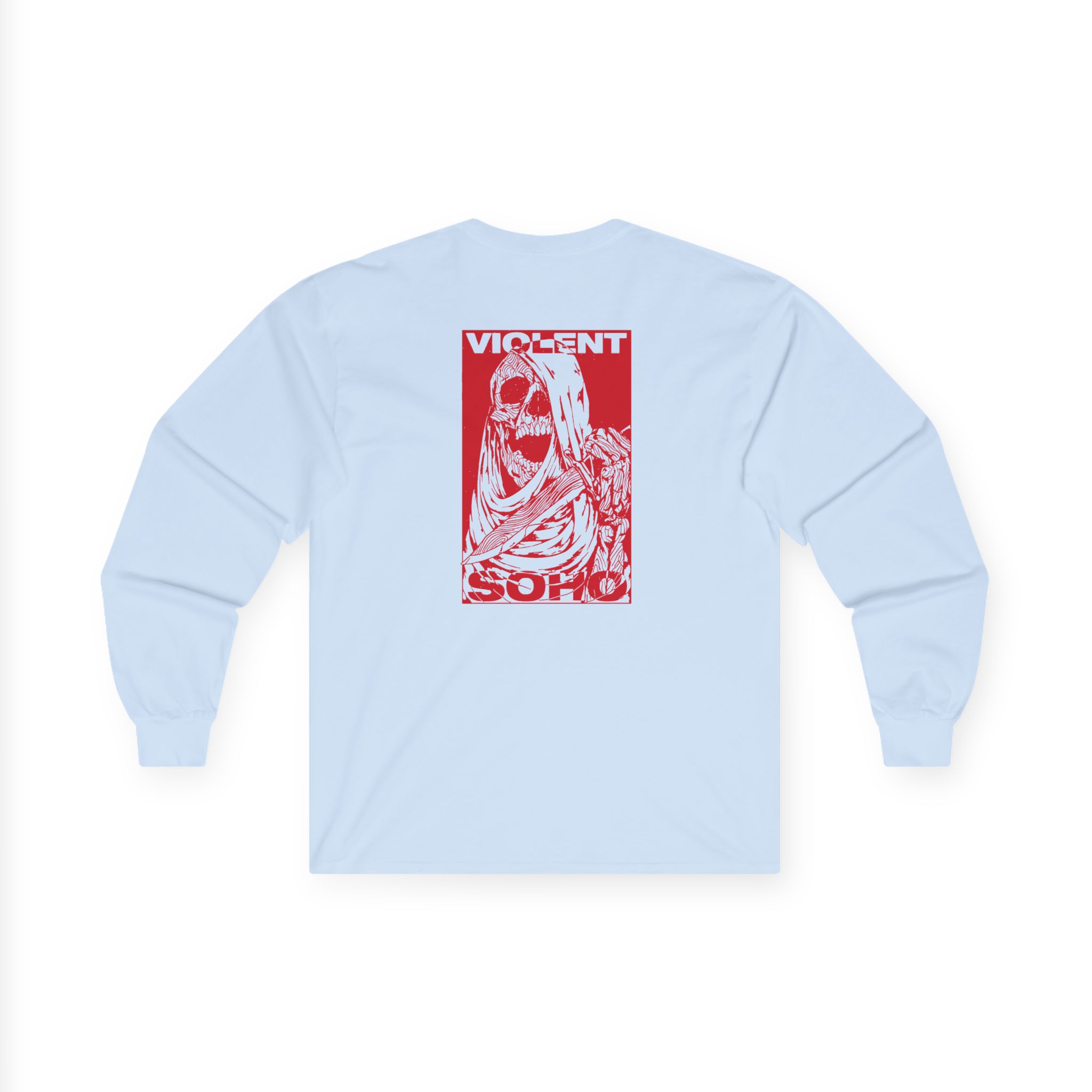 Violent Soho Skull Unisex Ultra Cotton Long Sleeve Tee - Image 22