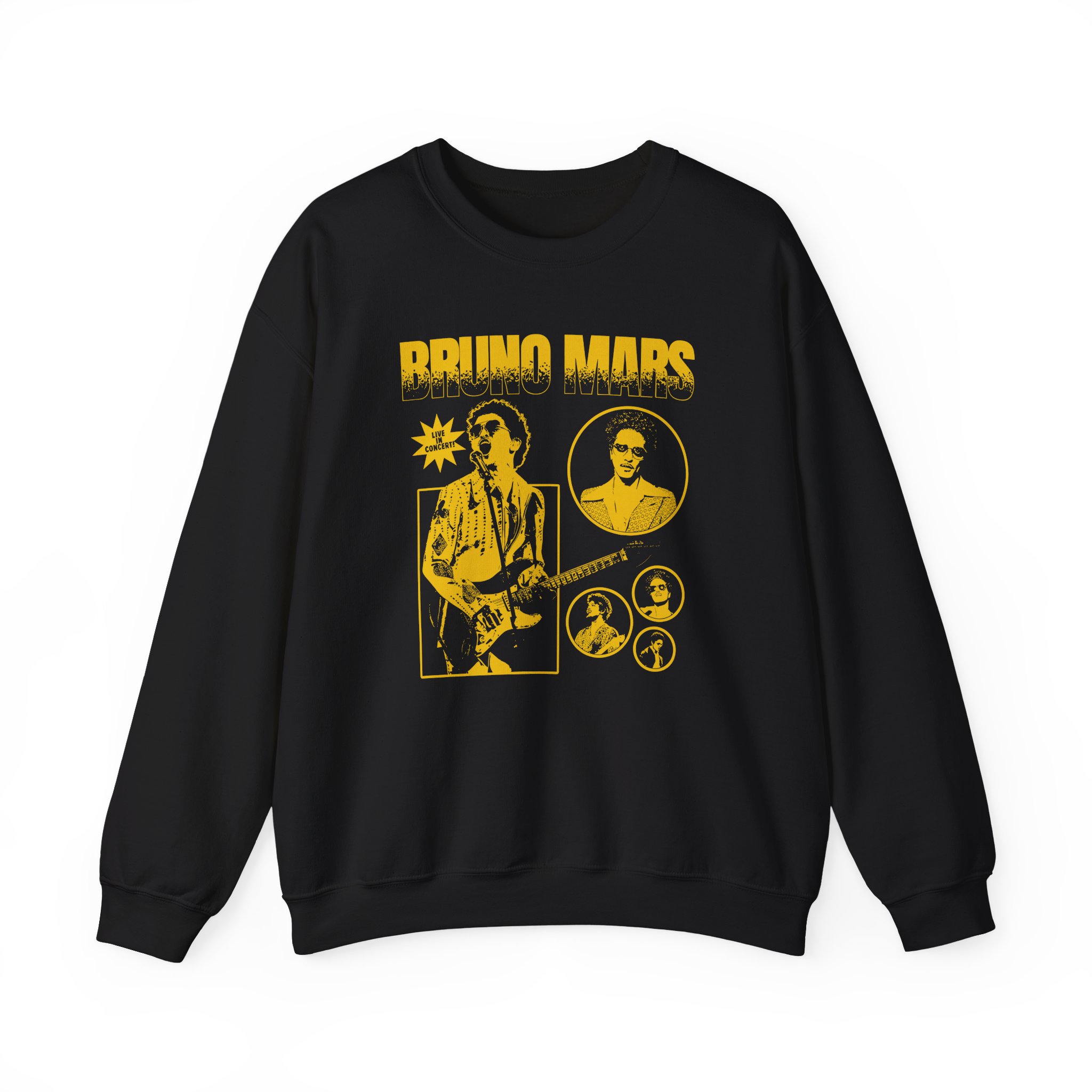 Bruno Mars Unisex Heavy Blend™ Crewneck Sweatshirt