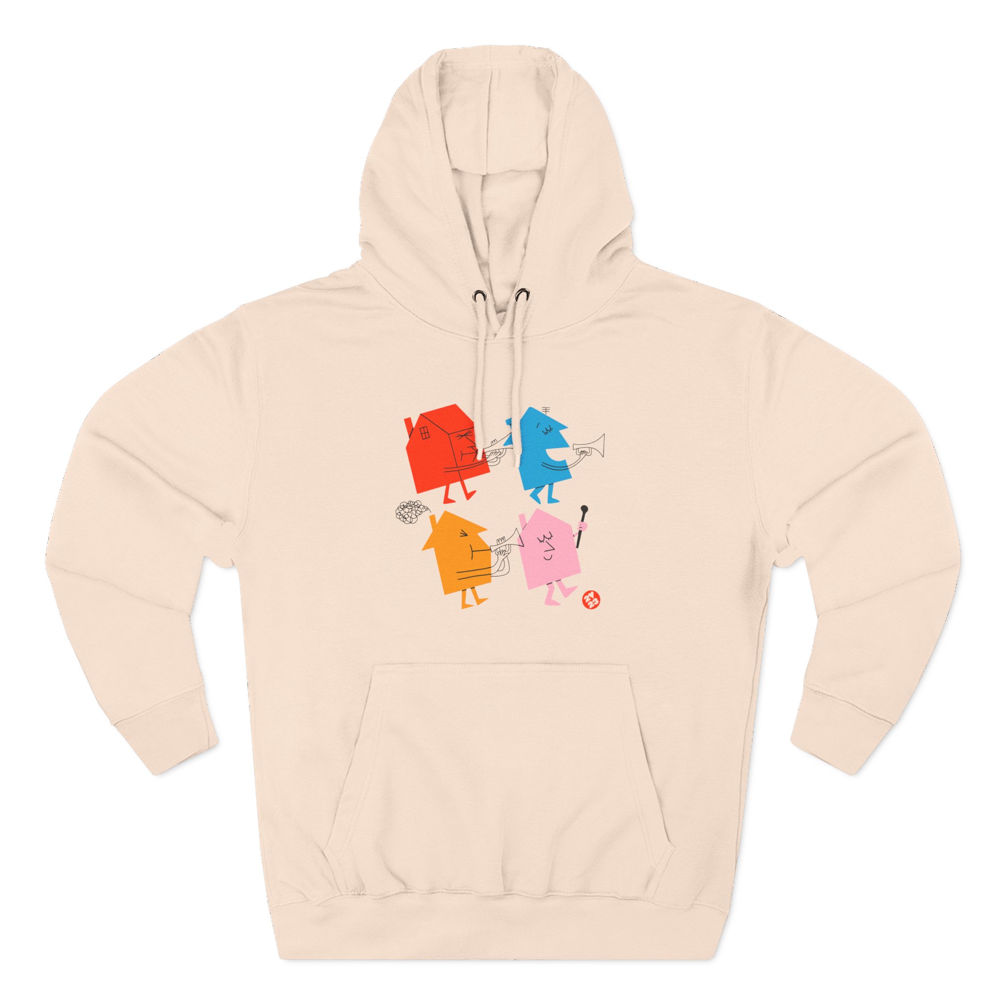 Love on Tour 4 Houses Raglan Three-panel Fleece Hoodie - Image 5