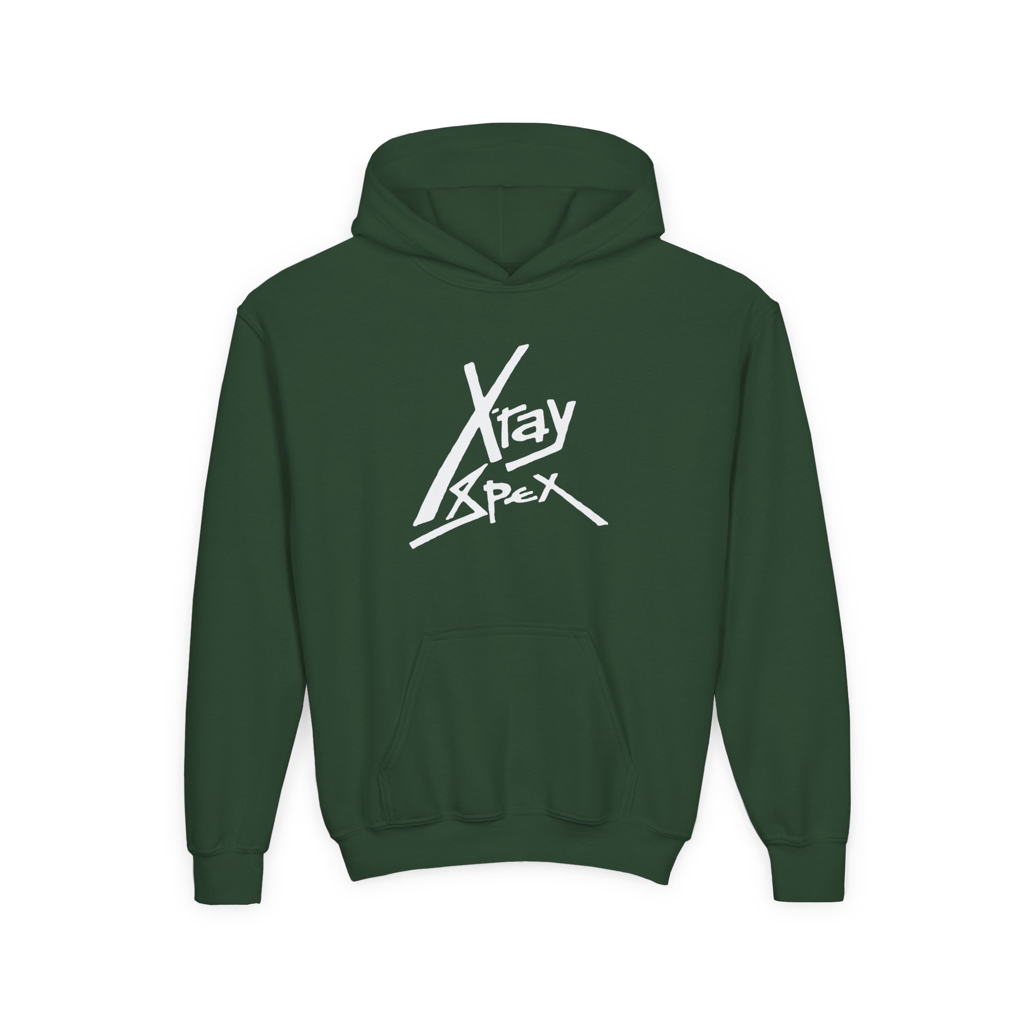 X-ray Spex Logo Youth Heavy Blend Hooded Sweatshirt - Image 7
