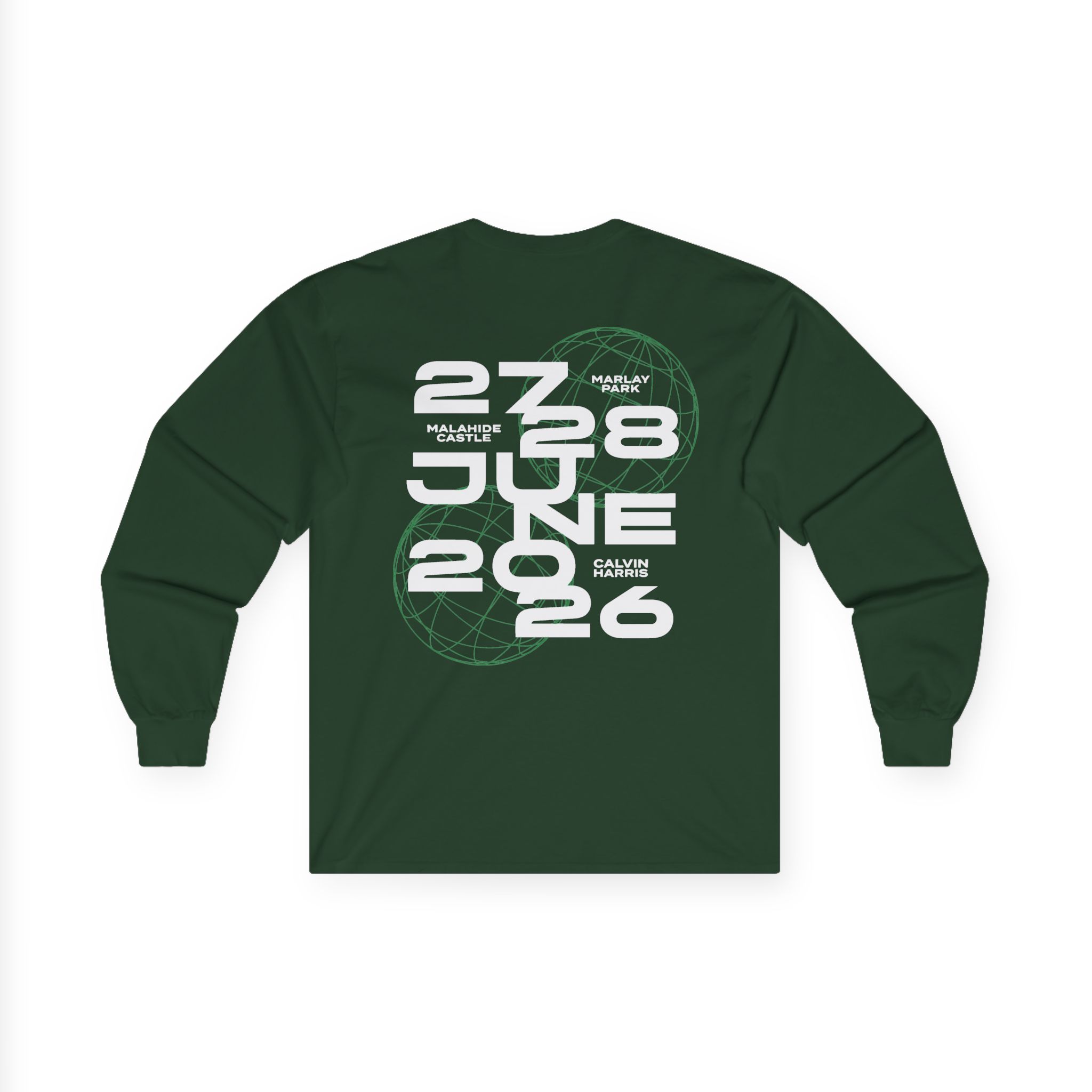 Calvin Harris Wireframe Marlay Park Unisex Ultra Cotton Long Sleeve Tee - Image 8