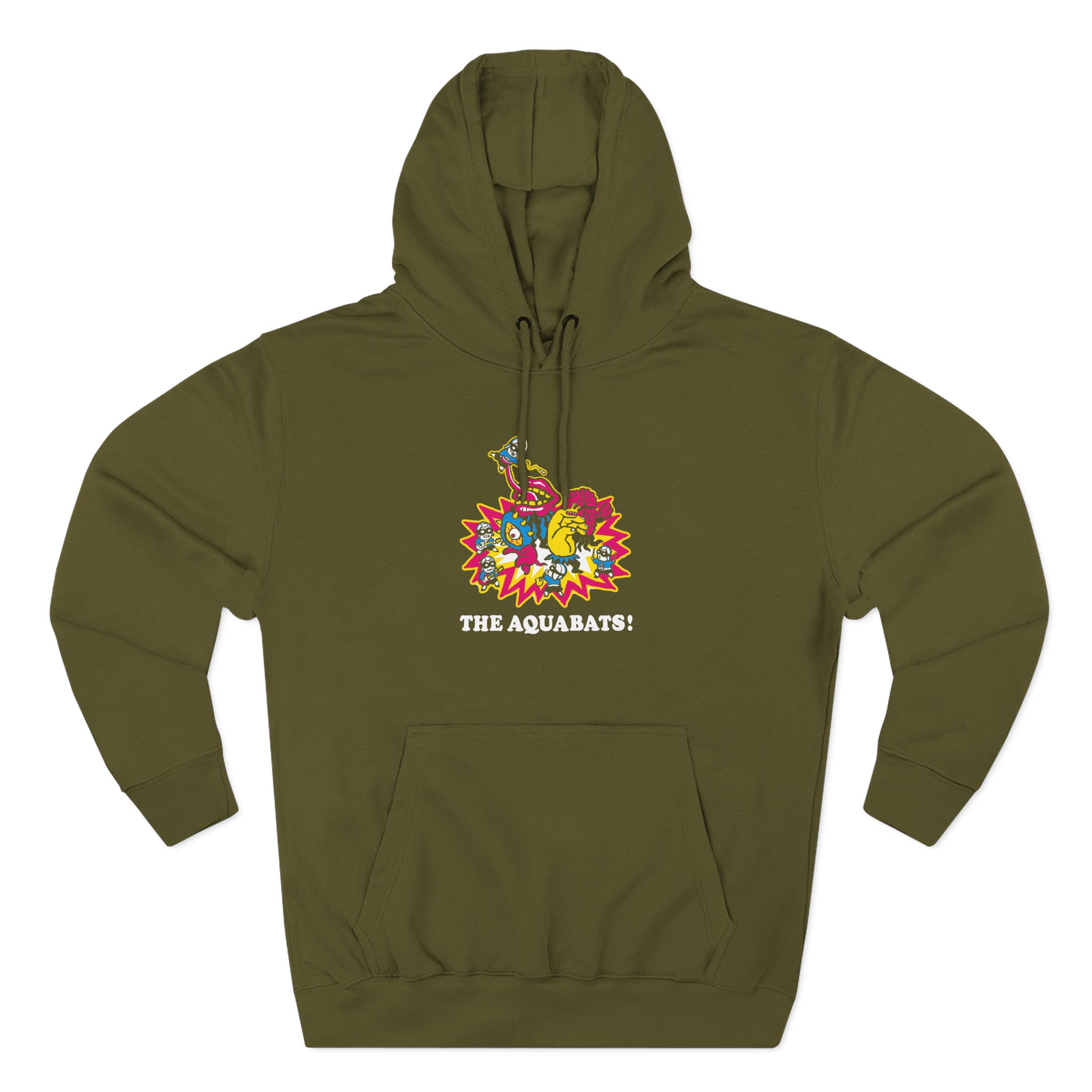 The Aquabats! Panic At The Costco Three-Panel Fleece Hoodie - Image 5