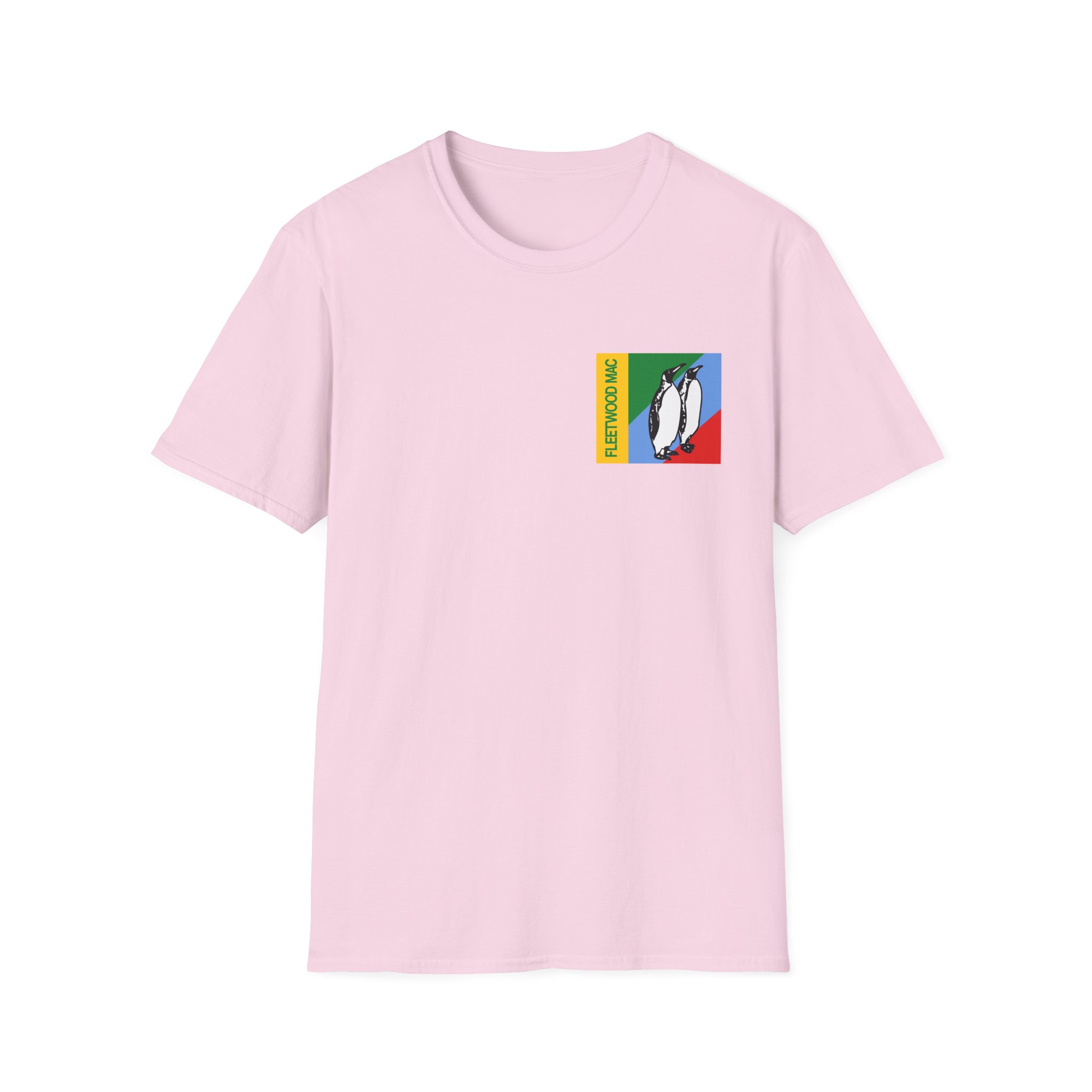 Fleetwood Mac Duo Penguin Collared Unisex Softstyle T-Shirt - Image 19