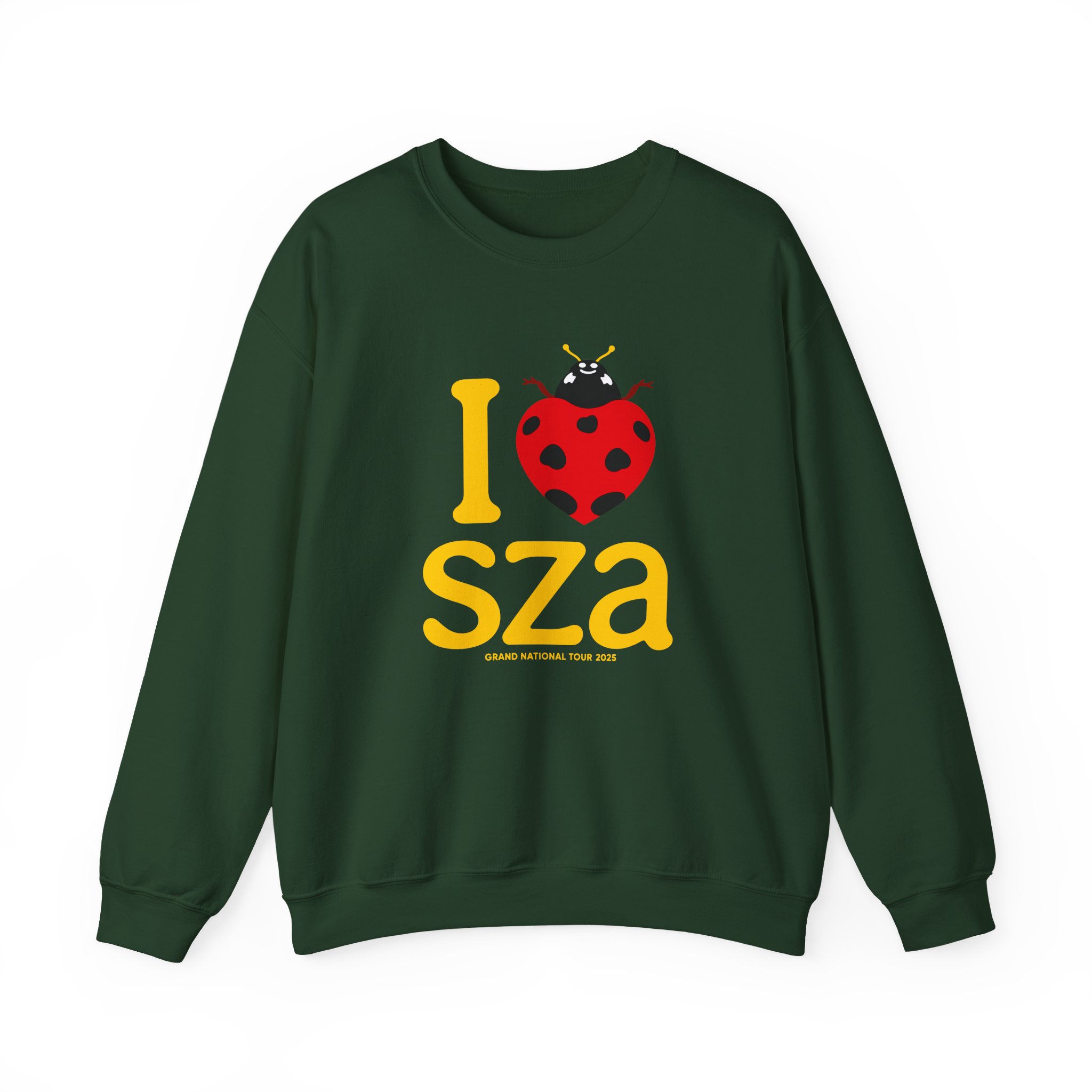 Sza Sos I Heart Sza Camo Unisex Heavy Blend™ Crewneck Sweatshirt - Image 3