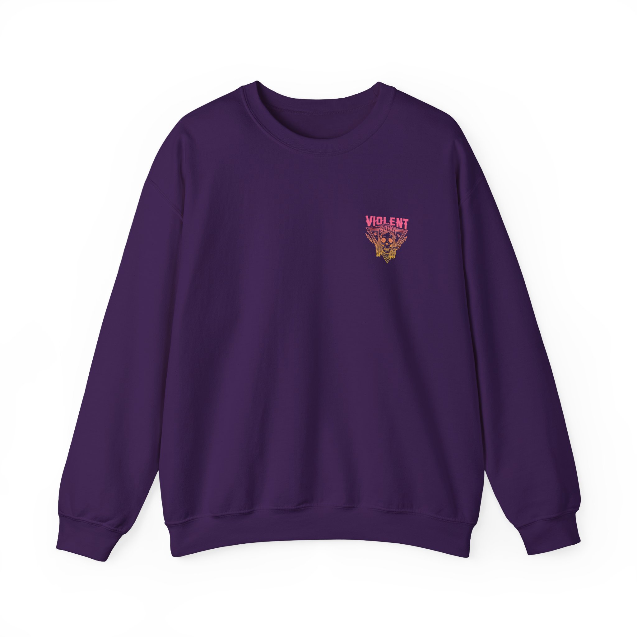 Violent Soho Blazin' Skull Gradient Unisex Heavy Blend™ Crewneck Sweatshirt - Image 13