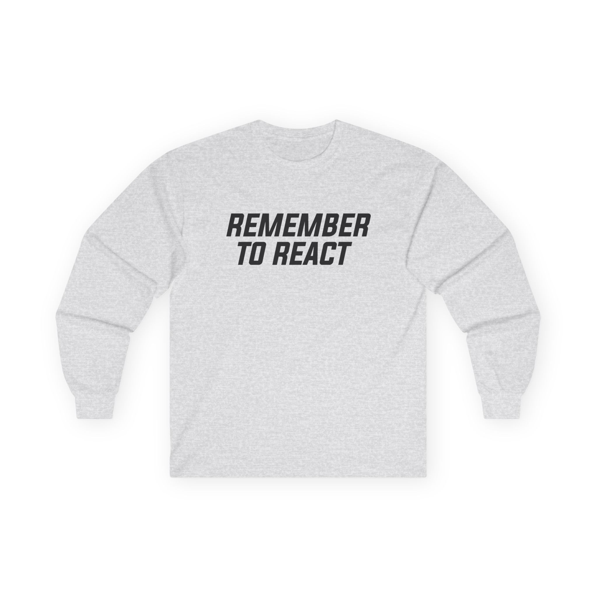 Jenny Holzer Remember to React Unisex Ultra Cotton Long Sleeve Tee - Image 5