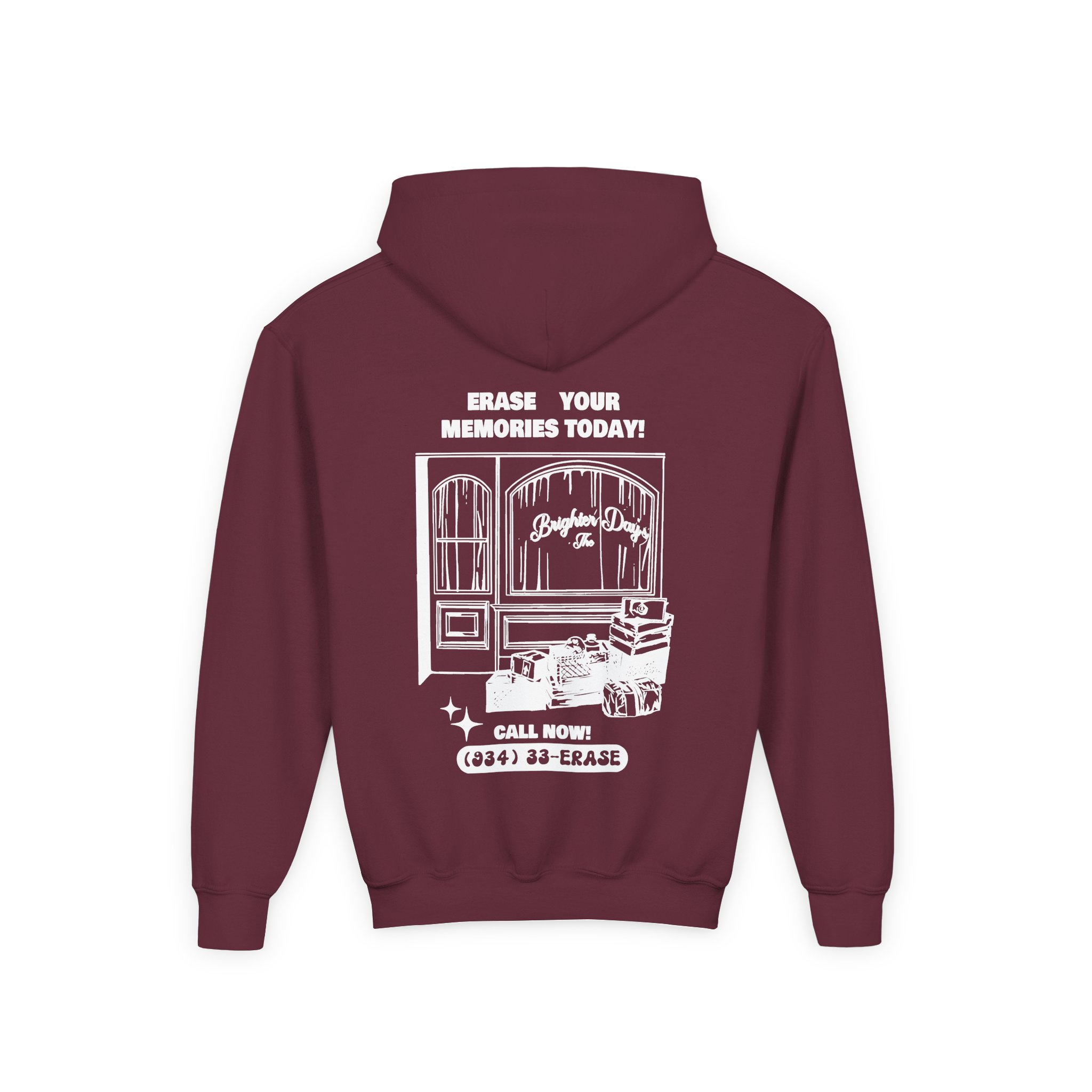 AG Brighter Days Storefront Youth Heavy Blend Hooded Sweatshirt - Image 4