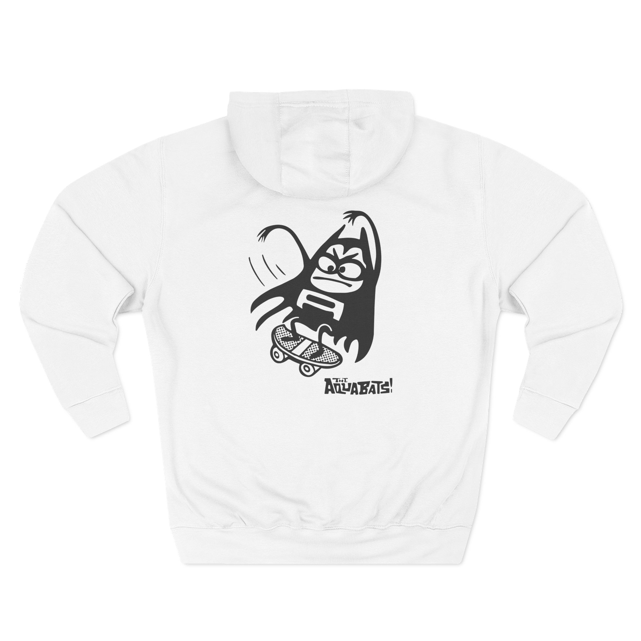 The Aquabats Lil Bat Skateboard Three-Panel Fleece Hoodie - Image 4