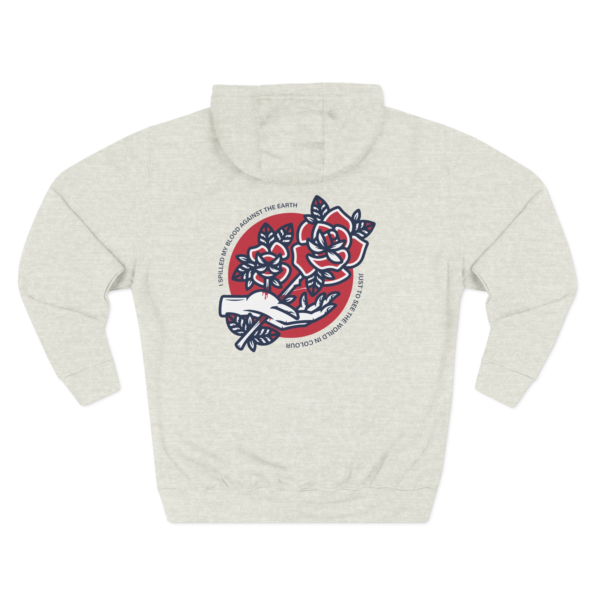 Polaris Rose Three-Panel Fleece Hoodie - Image 10