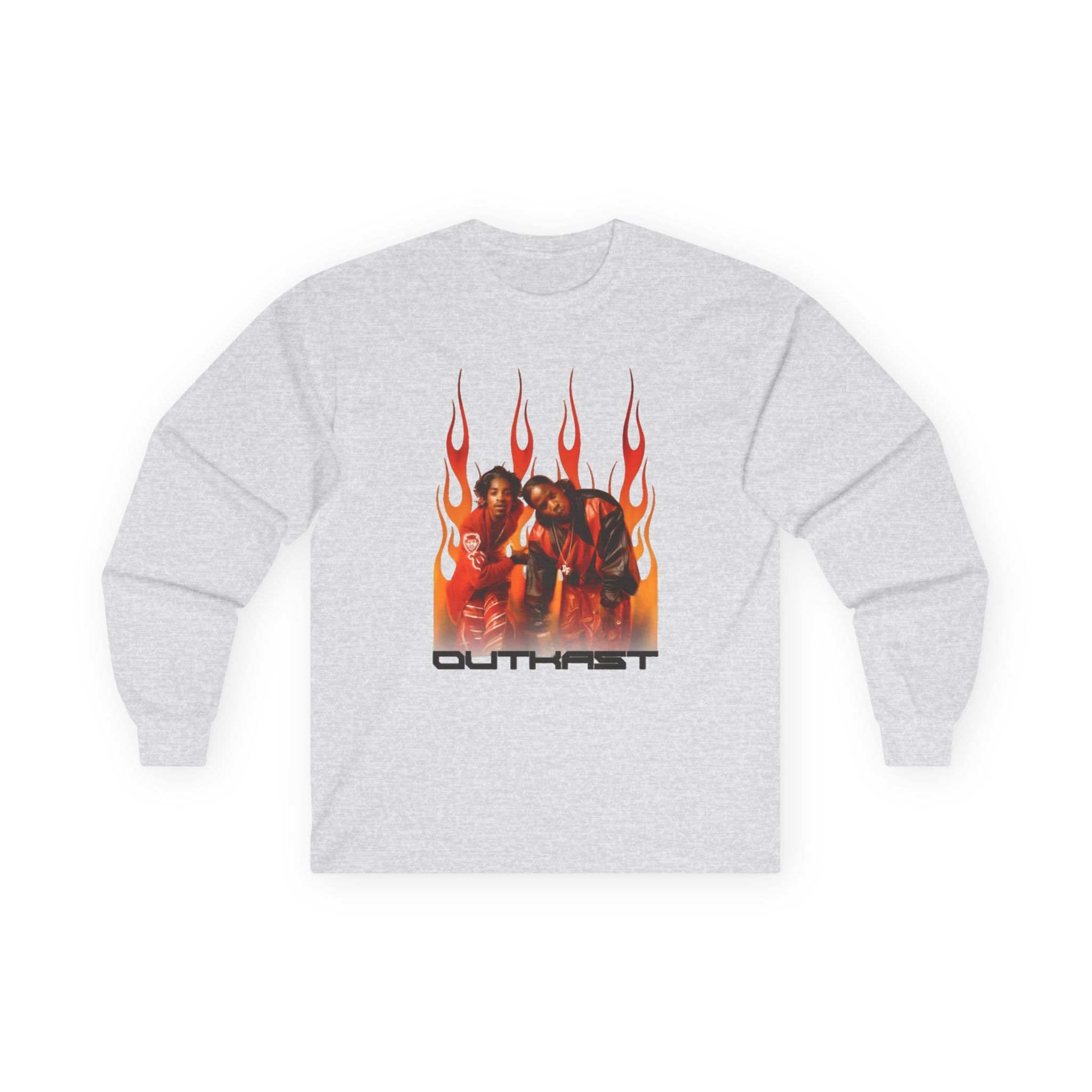 Outkast Flames Unisex Ultra Cotton Long Sleeve Tee - Image 3