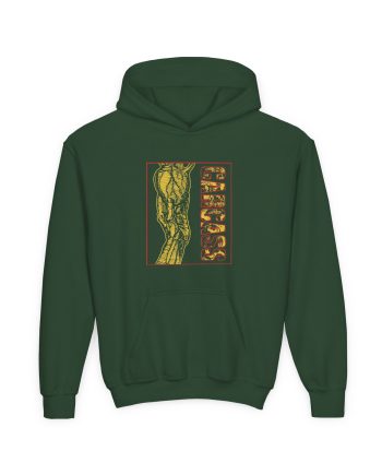 Youth Carcass Heartwork Heavy Blend Hooded Sweatshirt