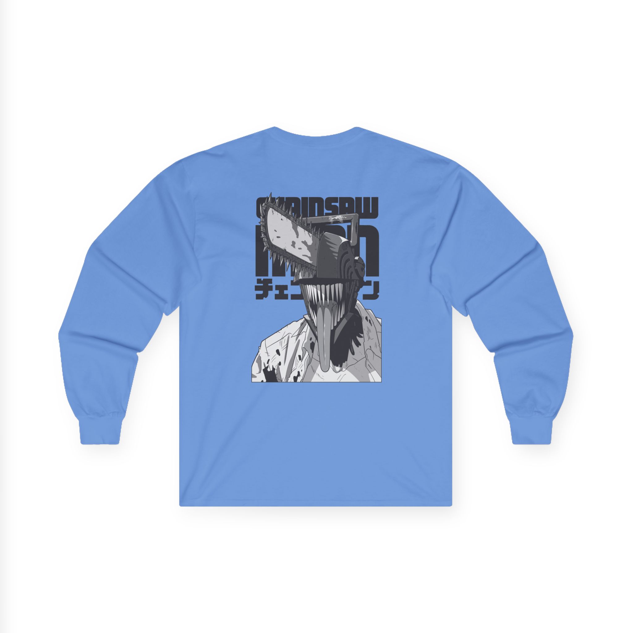 Chainsaw Man Bordeaux Smile Unisex Ultra Cotton Long Sleeve Tee - Image 14