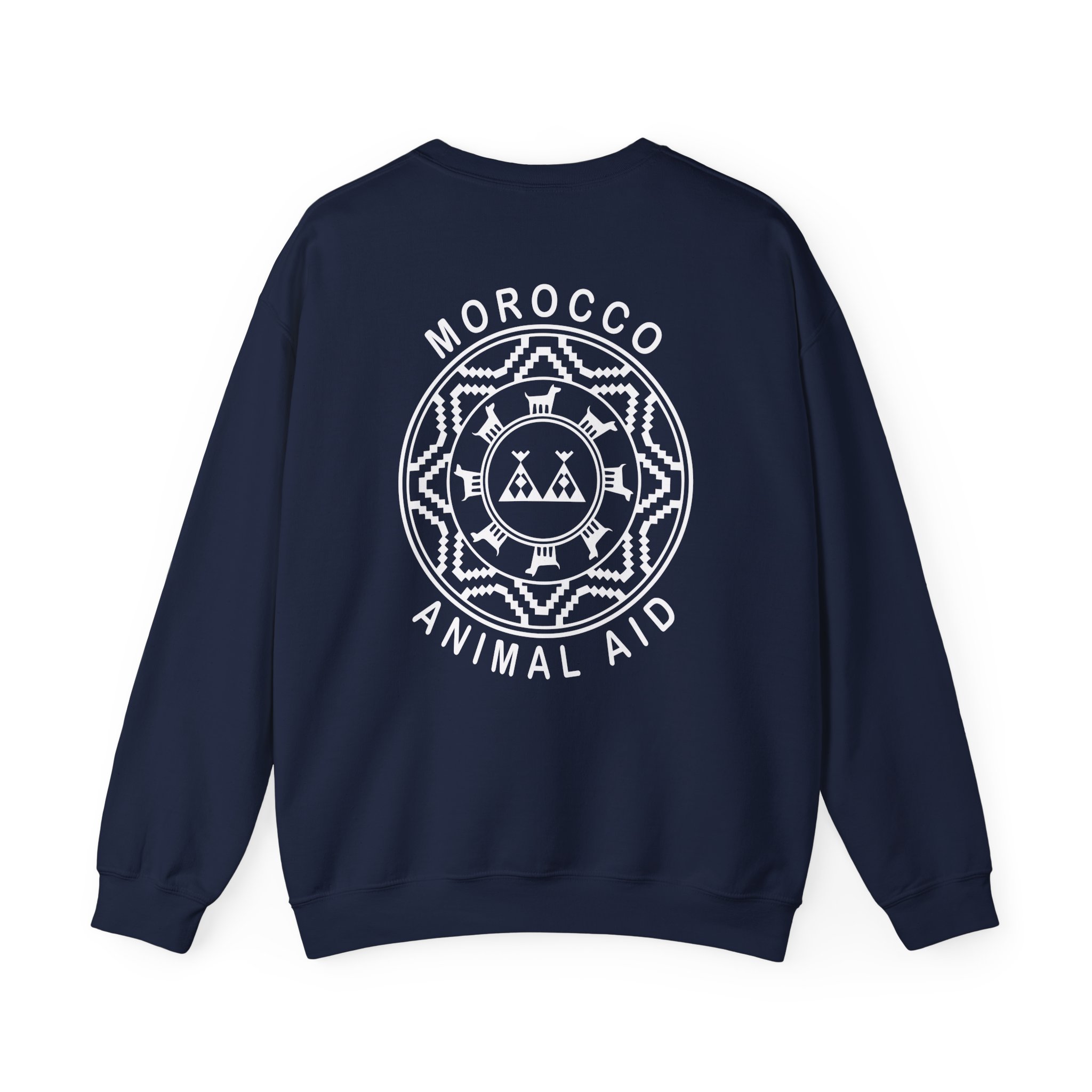Kinging It Morocco Animal Aid Unisex Heavy Blend™ Crewneck Sweatshirt - Image 18