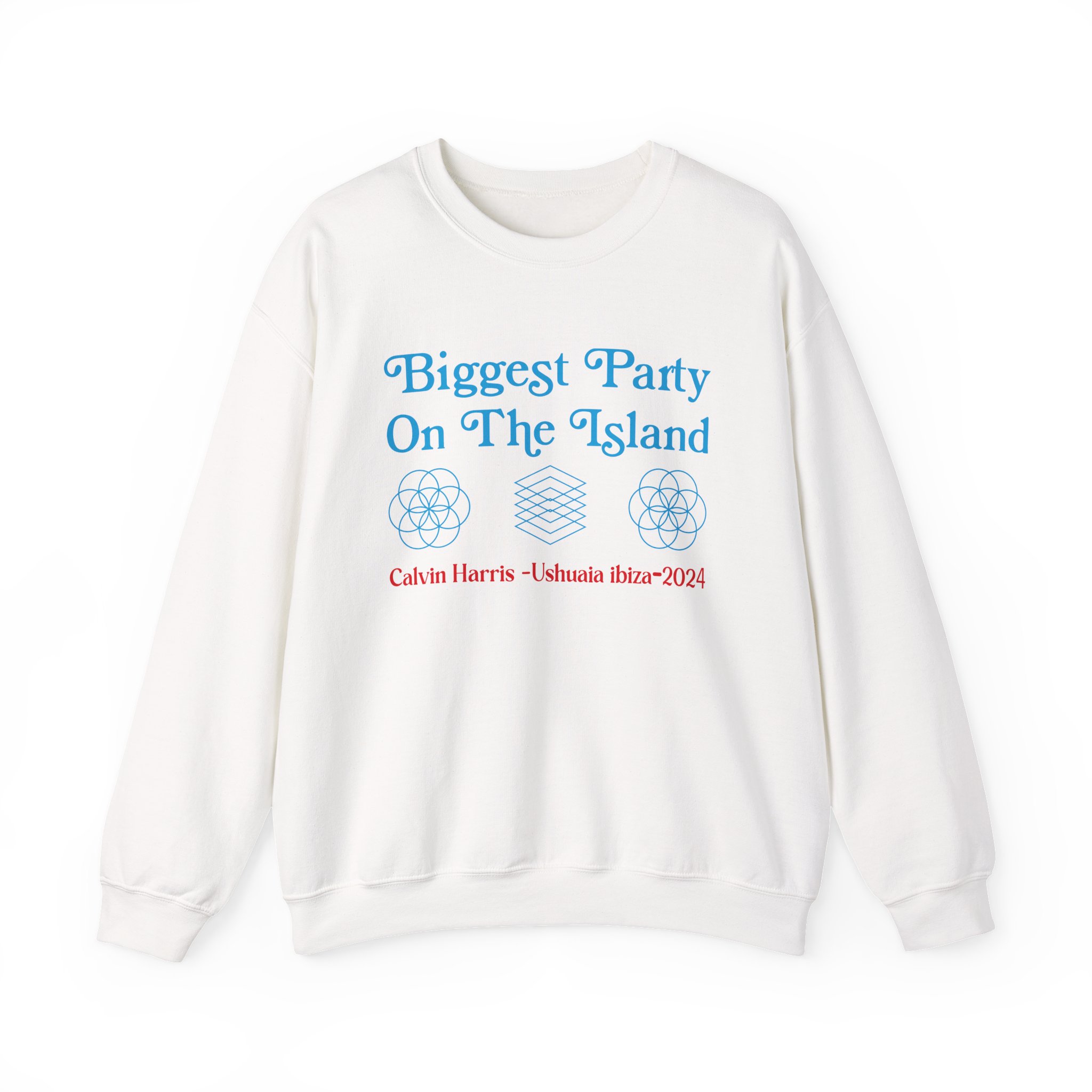 Calvin Harris Ushuaia Higher Level Unisex Heavy Blend™ Crewneck Sweatshirt