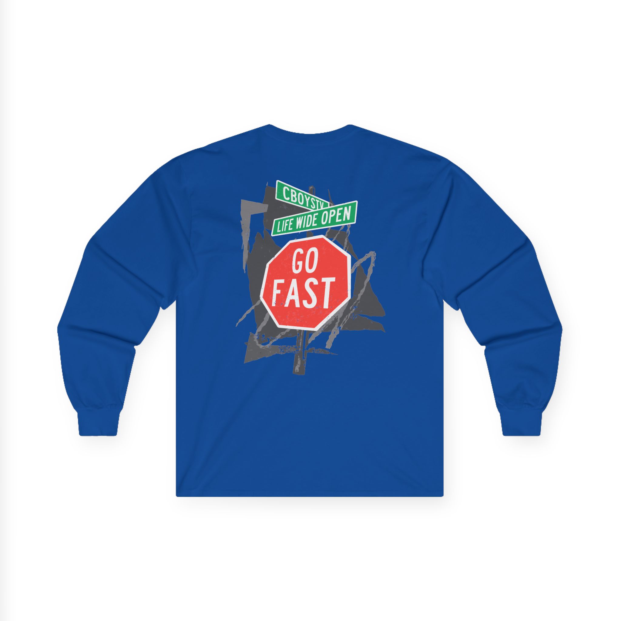 Cboystv Street Sign Unisex Ultra Cotton Long Sleeve Tee - Image 10