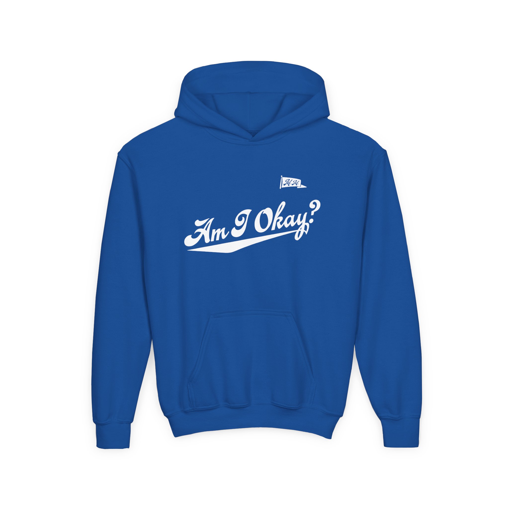 Megan Moroney Am I Okay? Youth Heavy Blend Hooded Sweatshirt - Image 9