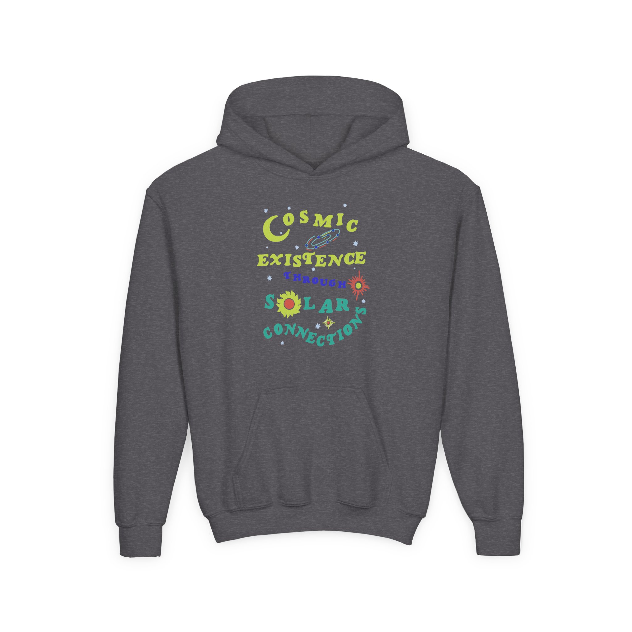 Youth Calvin Harris Cosmic Existence Heavy Blend Hooded Sweatshirt - Image 7