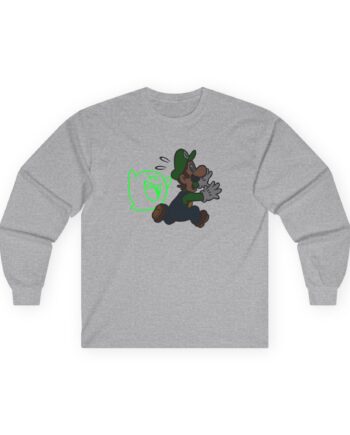 NTD Luigi™ and Boo Unisex Ultra Cotton Long Sleeve Tee