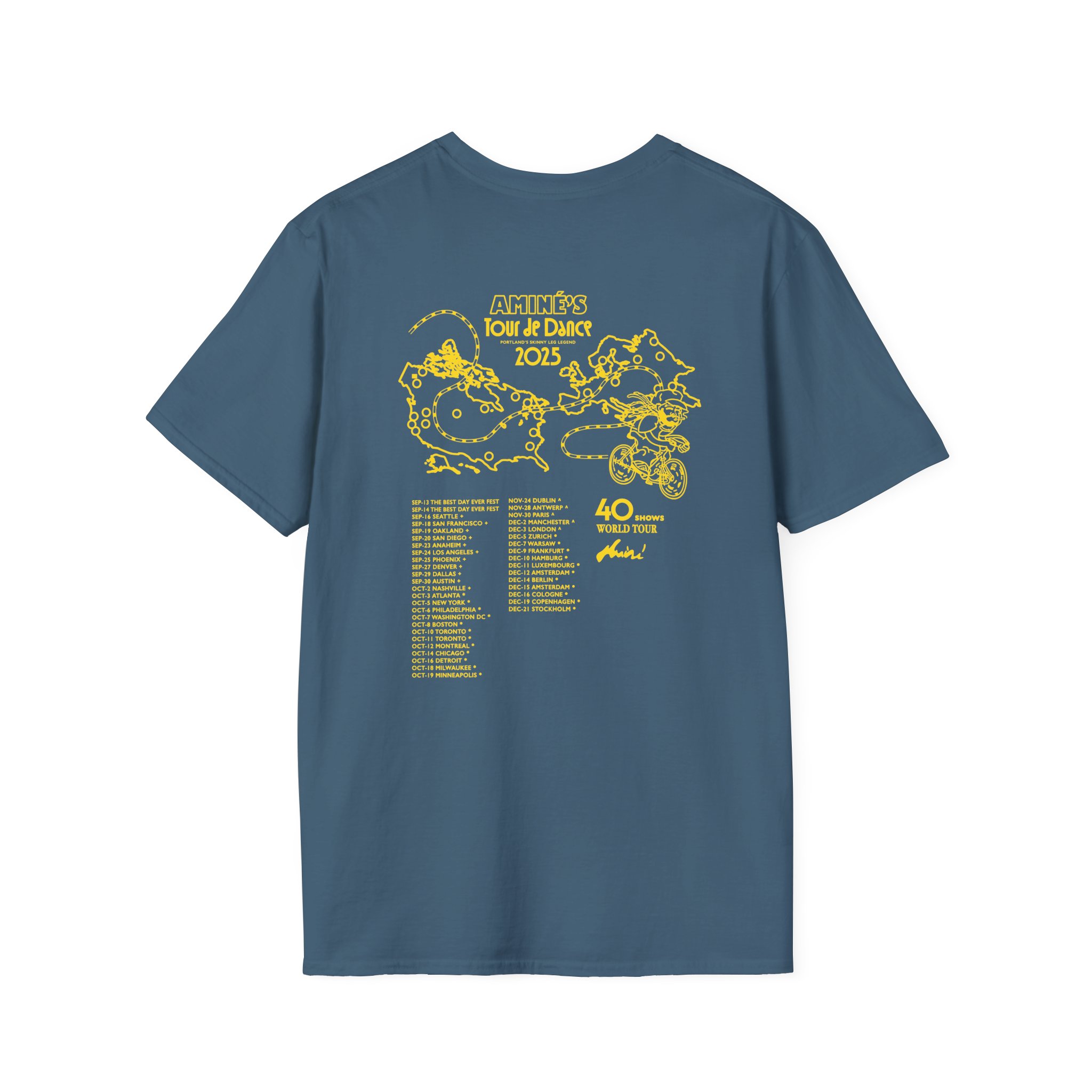 Aminé You're Beautiful Tour Unisex Softstyle T-Shirt - Image 10